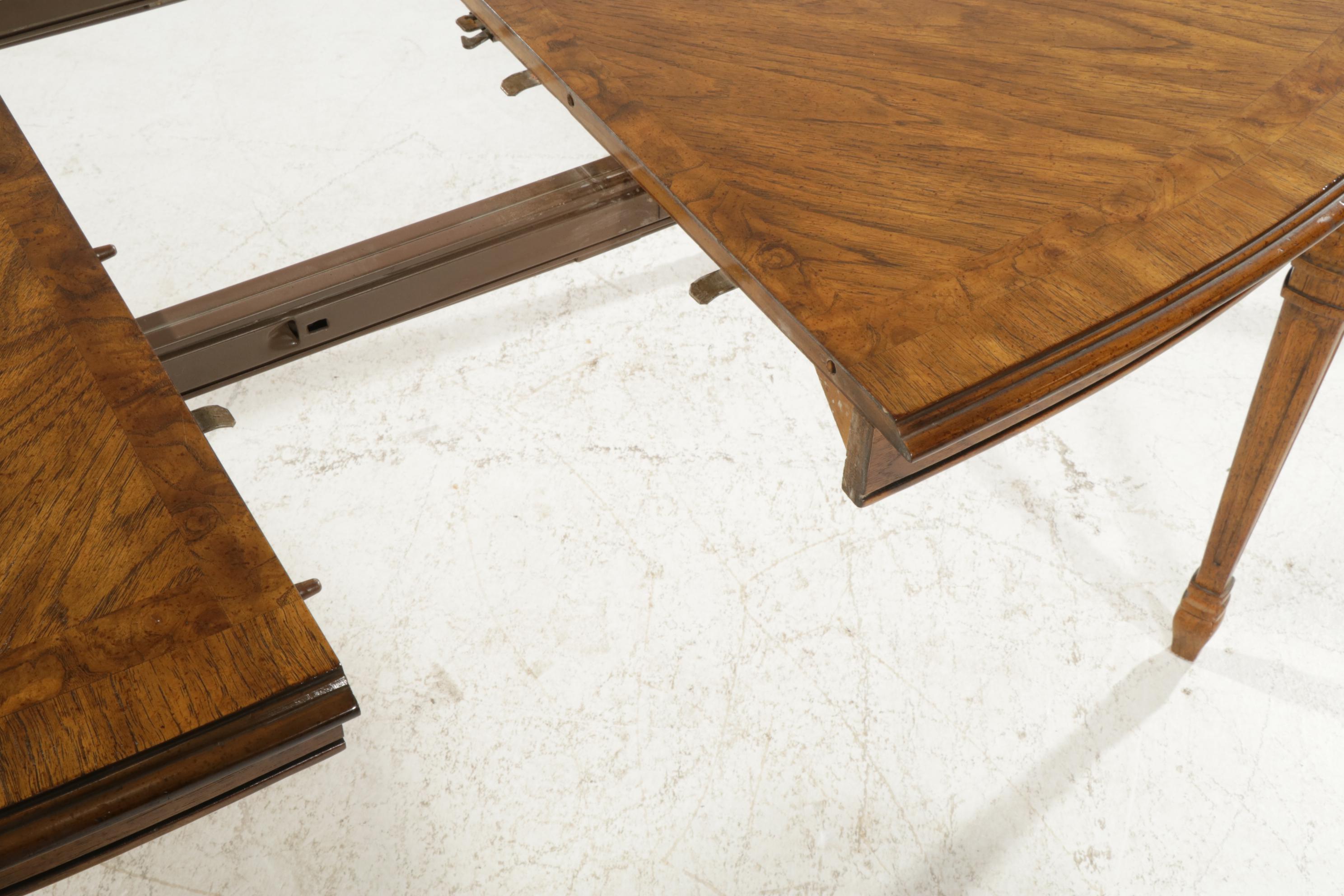 Drexel Heritage "Grand Villa" Dining Table with Four Chairs, Late 20th Century