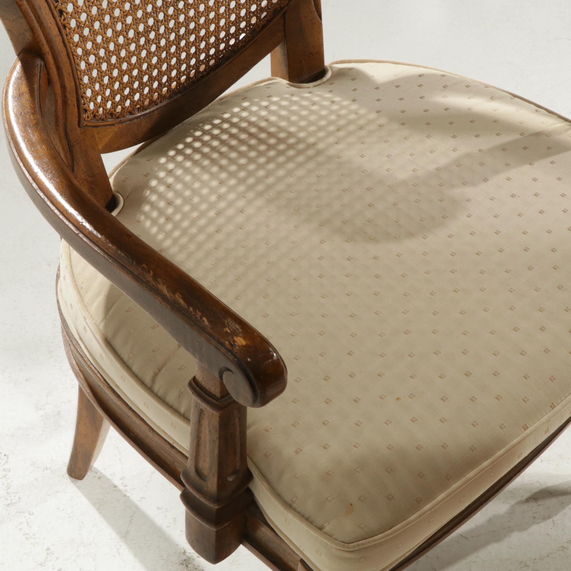 Drexel Heritage "Grand Villa" Dining Table with Four Chairs, Late 20th Century