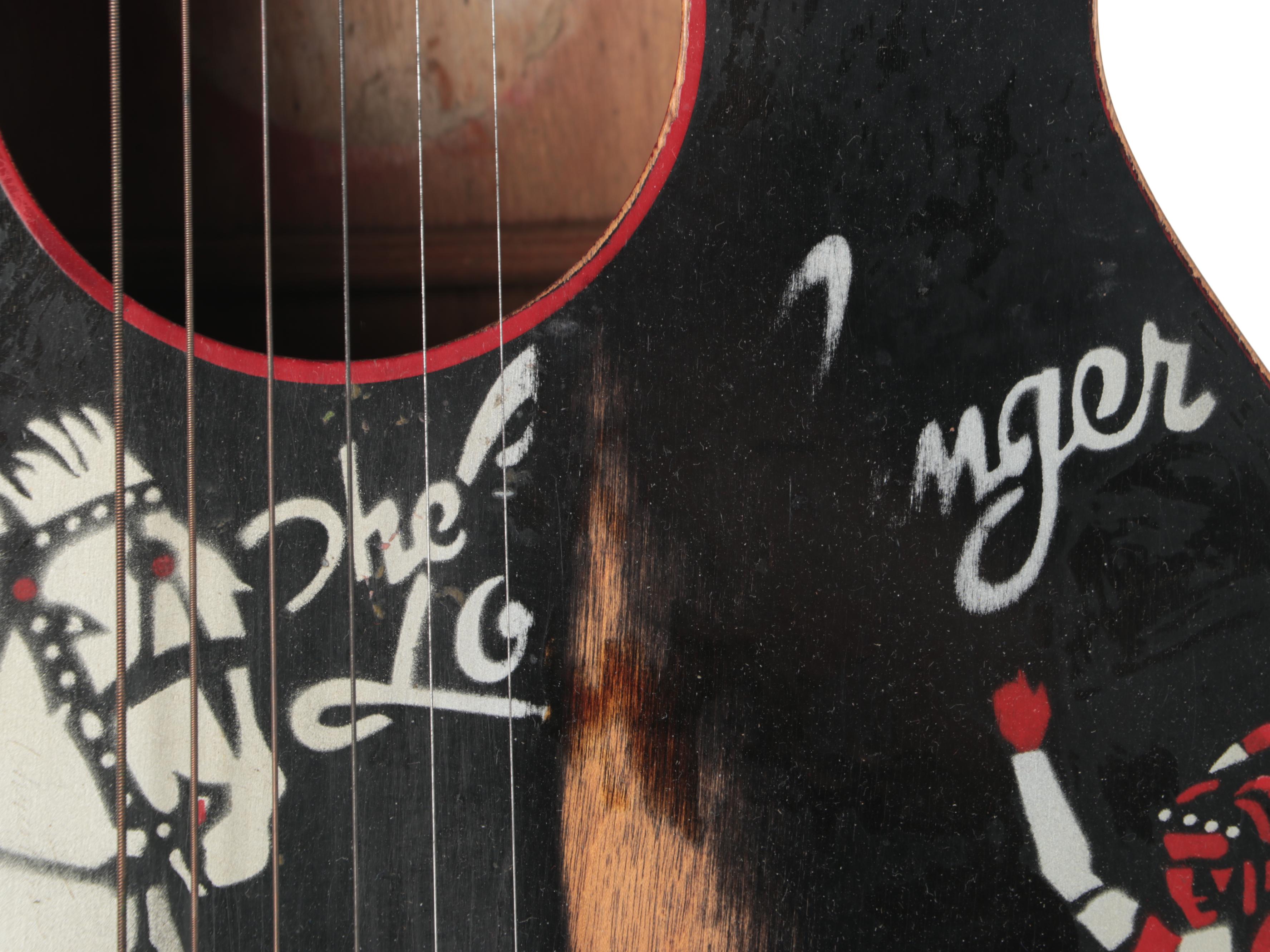 Supertone "Lone Ranger" Wood Parlor Guitar, Mid-20th Century