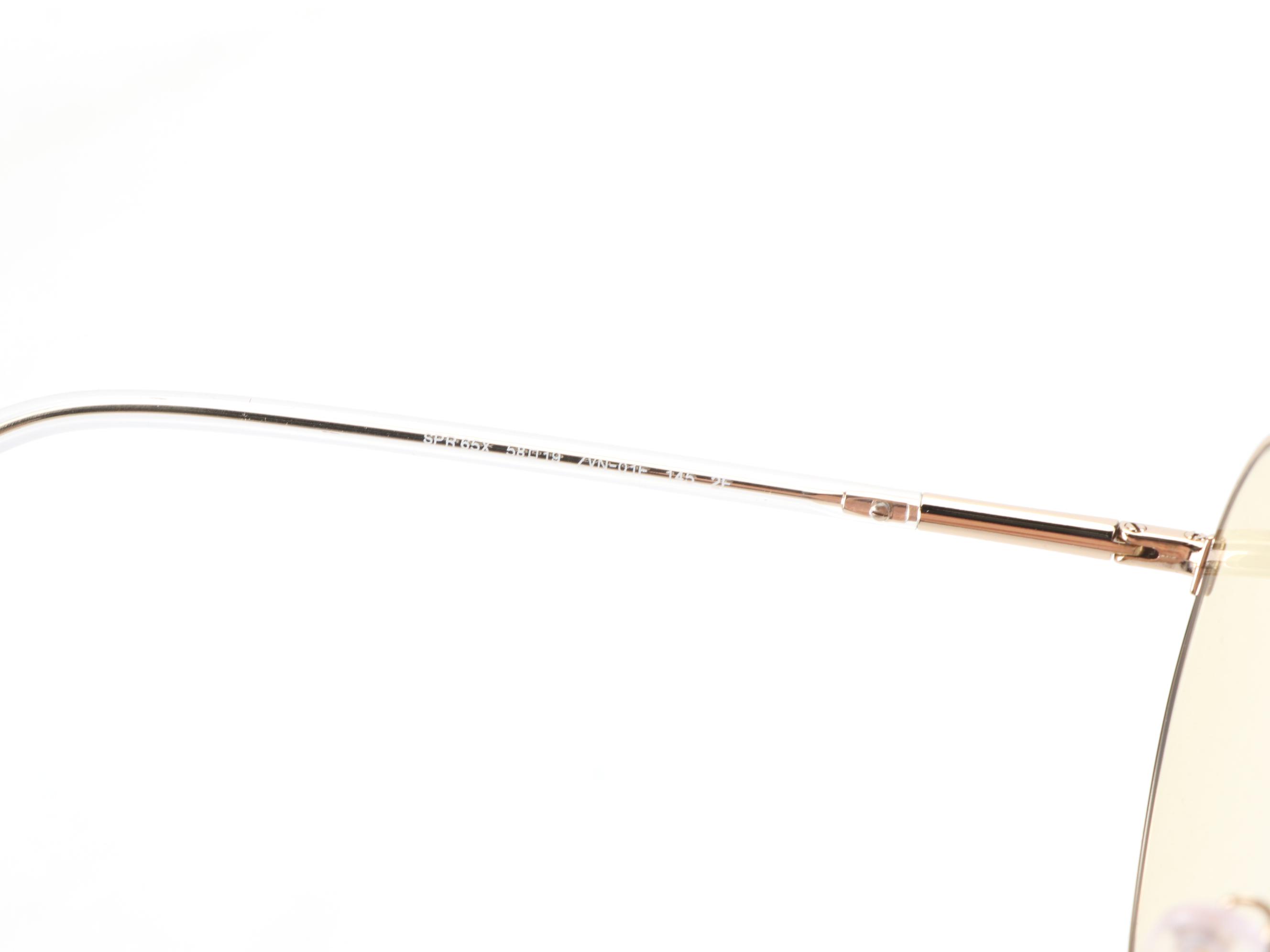 Prada SPR65X Round Sunglasses with Case and Box