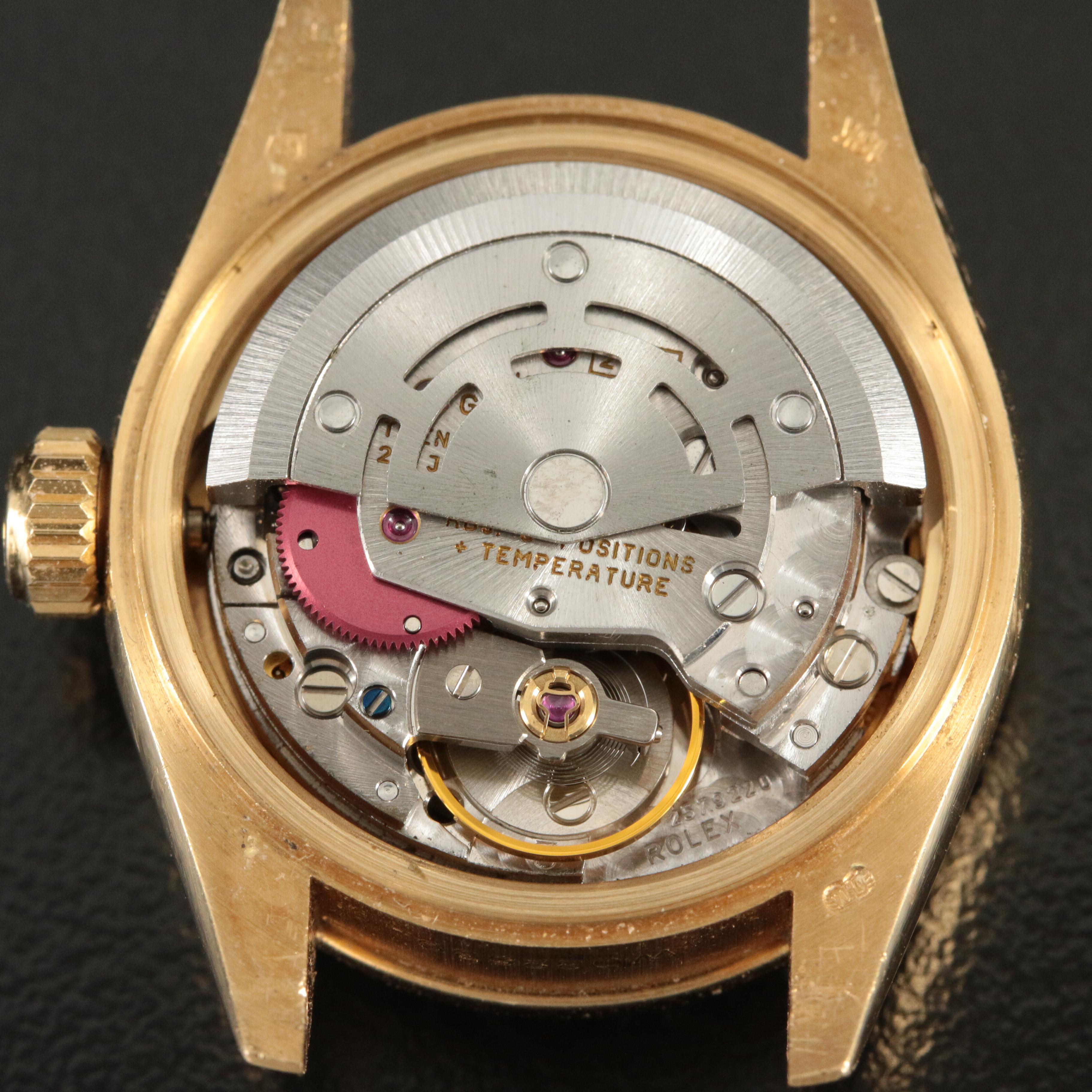 1995 Rolex Custom Diamond Dial and Bezel Datejust "President" Band Watch