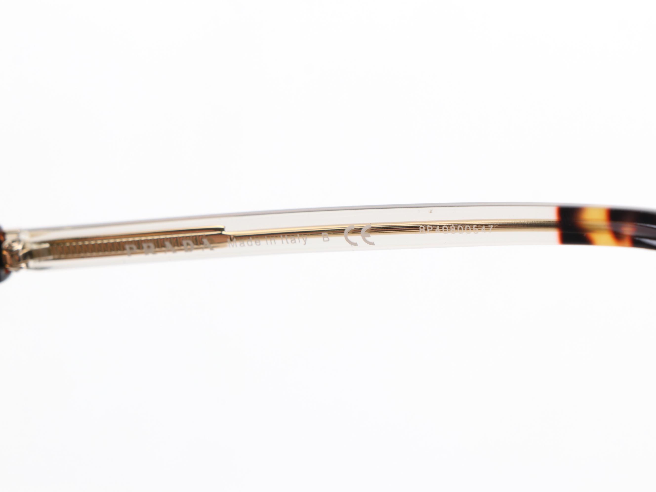 Prada SPR09V-F Round Sunglasses with Case and Box