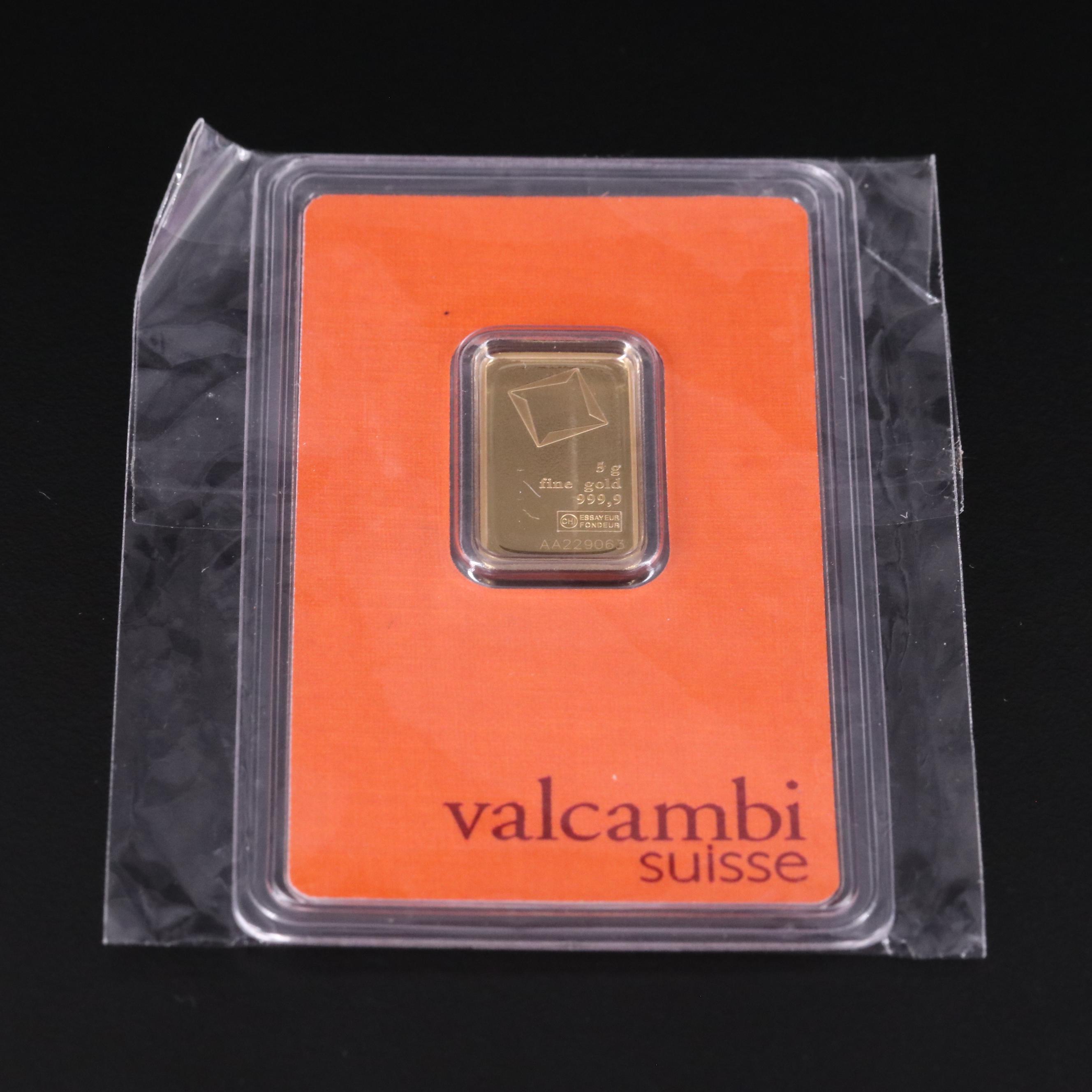 Two Small Swiss .999 Gold Bars