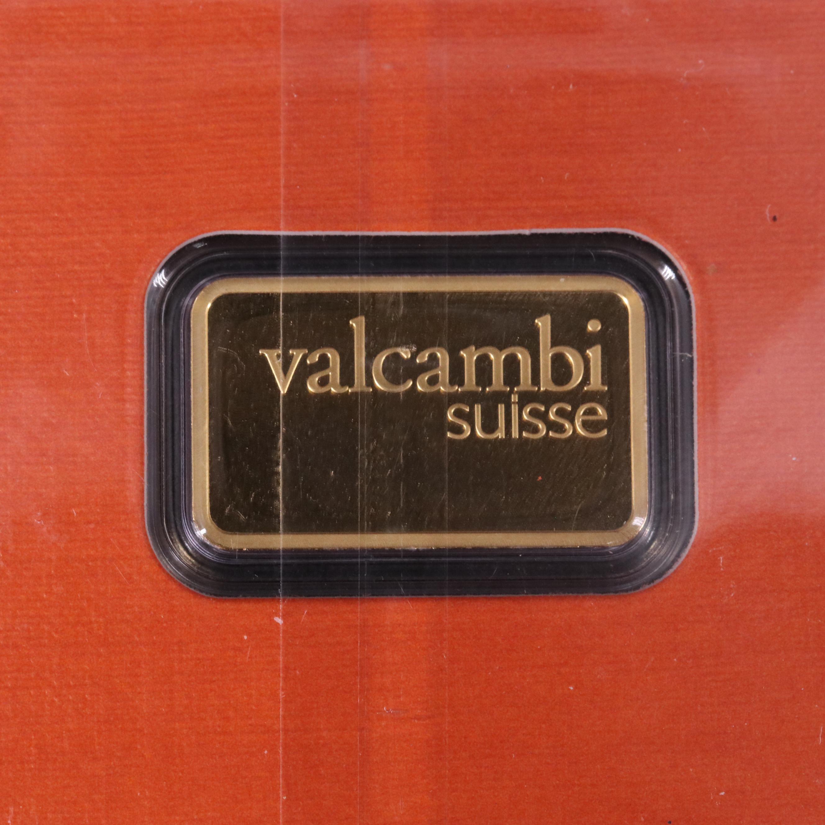 Two Small Swiss .999 Gold Bars