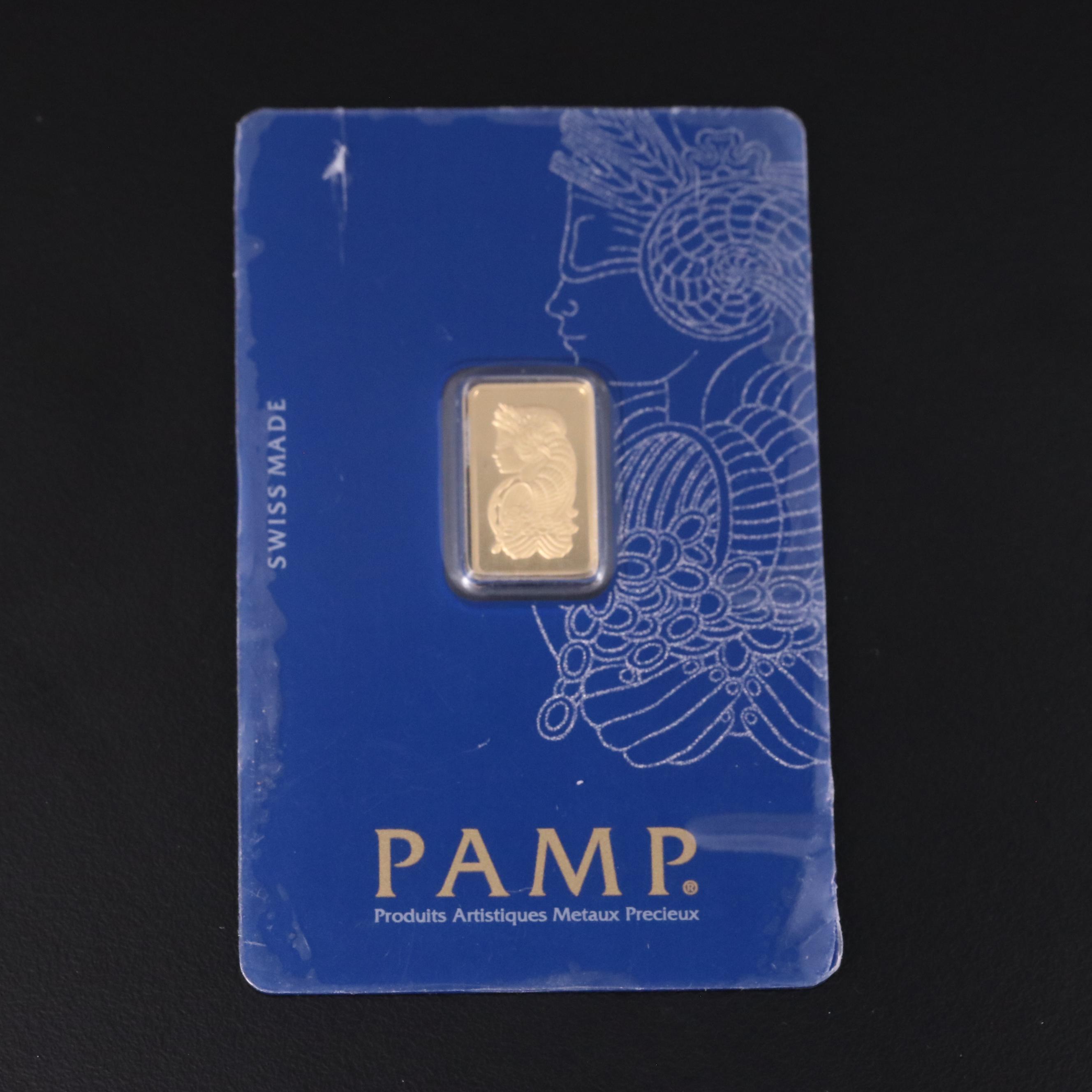 Two Small Swiss .999 Gold Bars