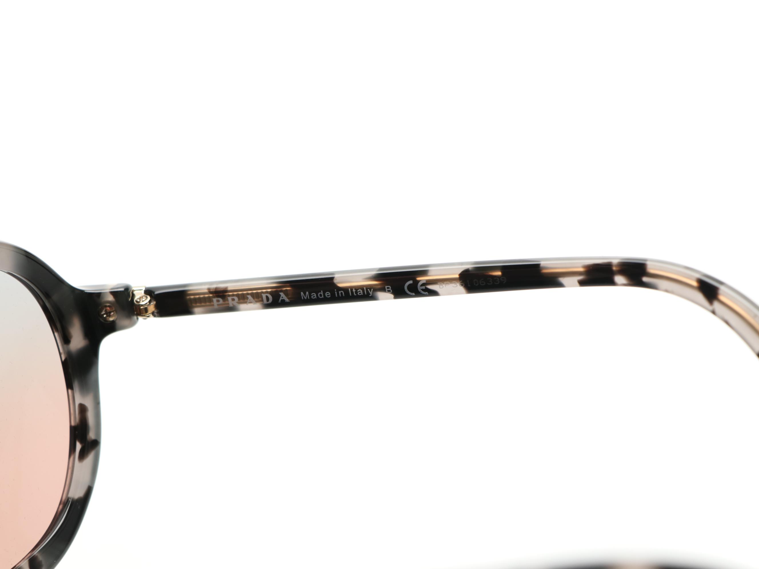 Prada SPR09V-F Round Sunglasses with Case and Box