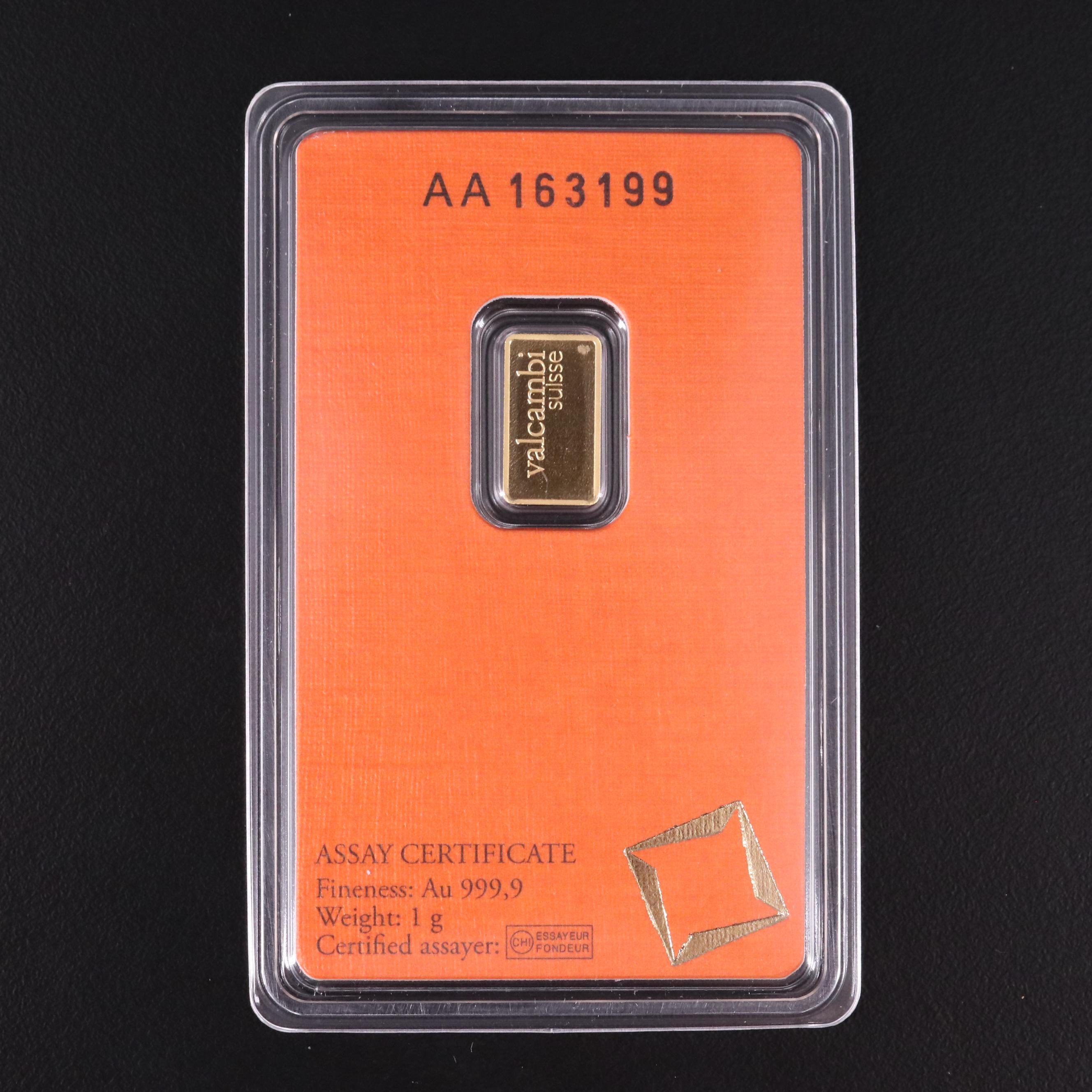 Two Small Swiss .999 Gold Bars