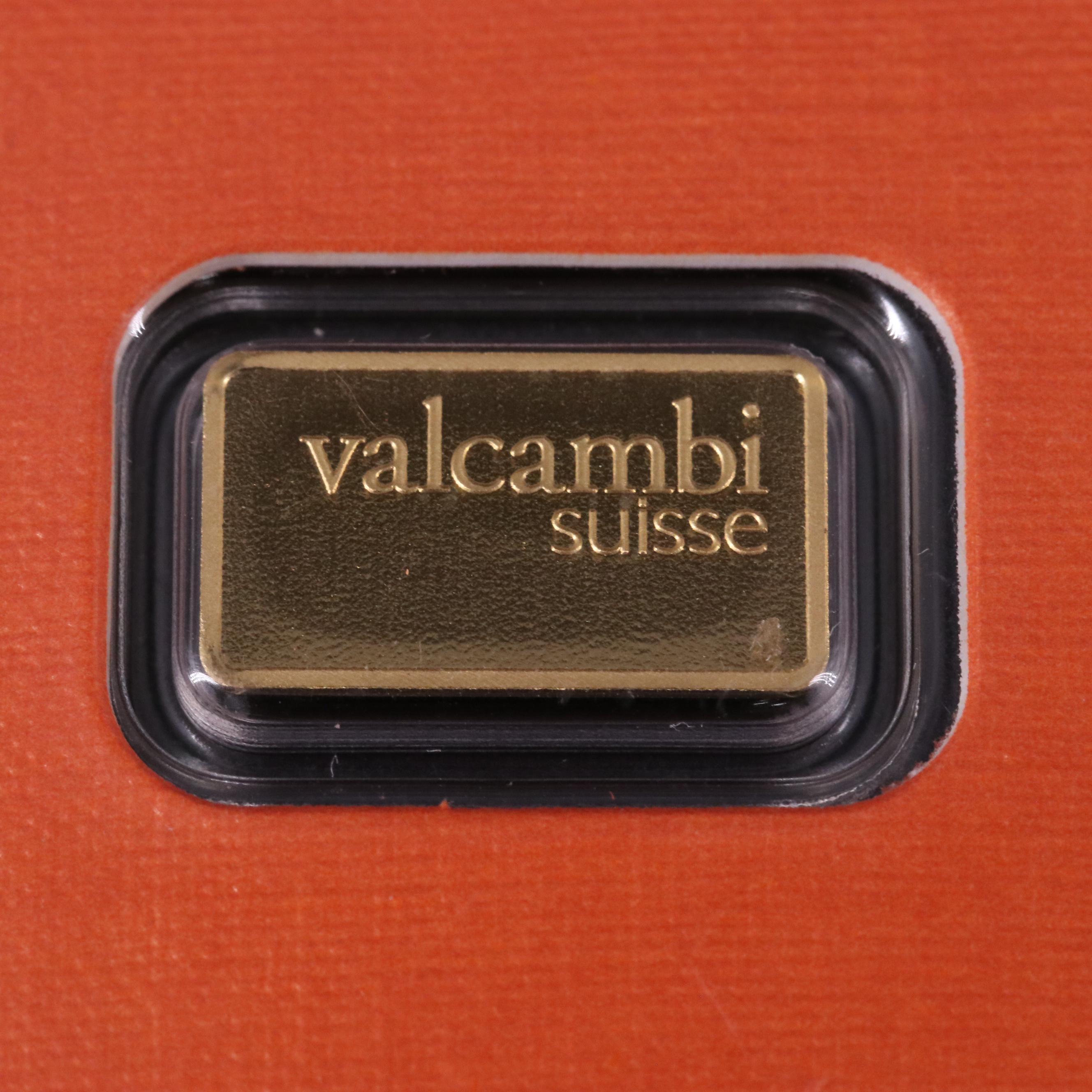 Two Small Swiss .999 Gold Bars