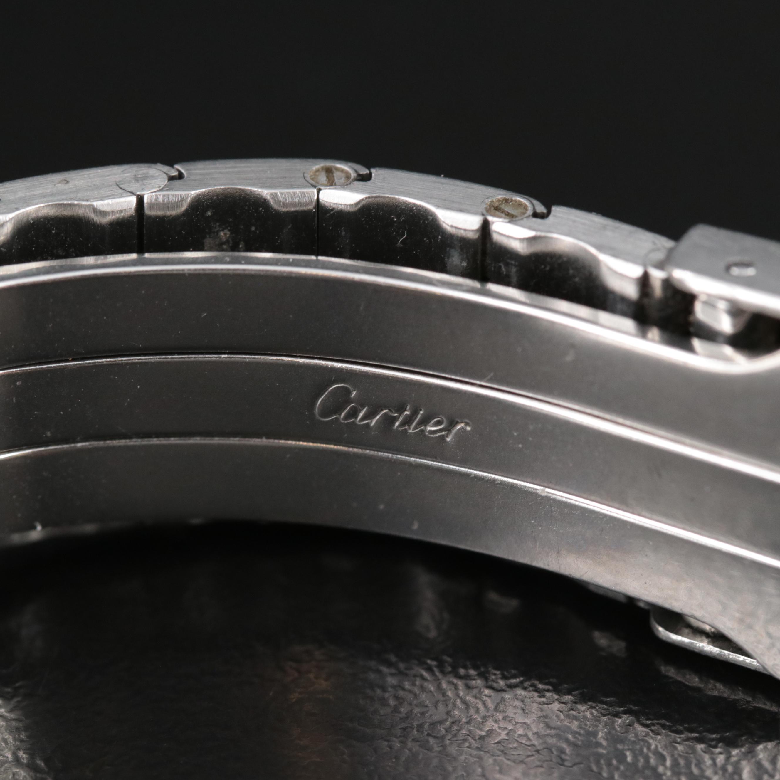 18K and Stainless Steel Cartier Santos de Cartier Quartz Watch