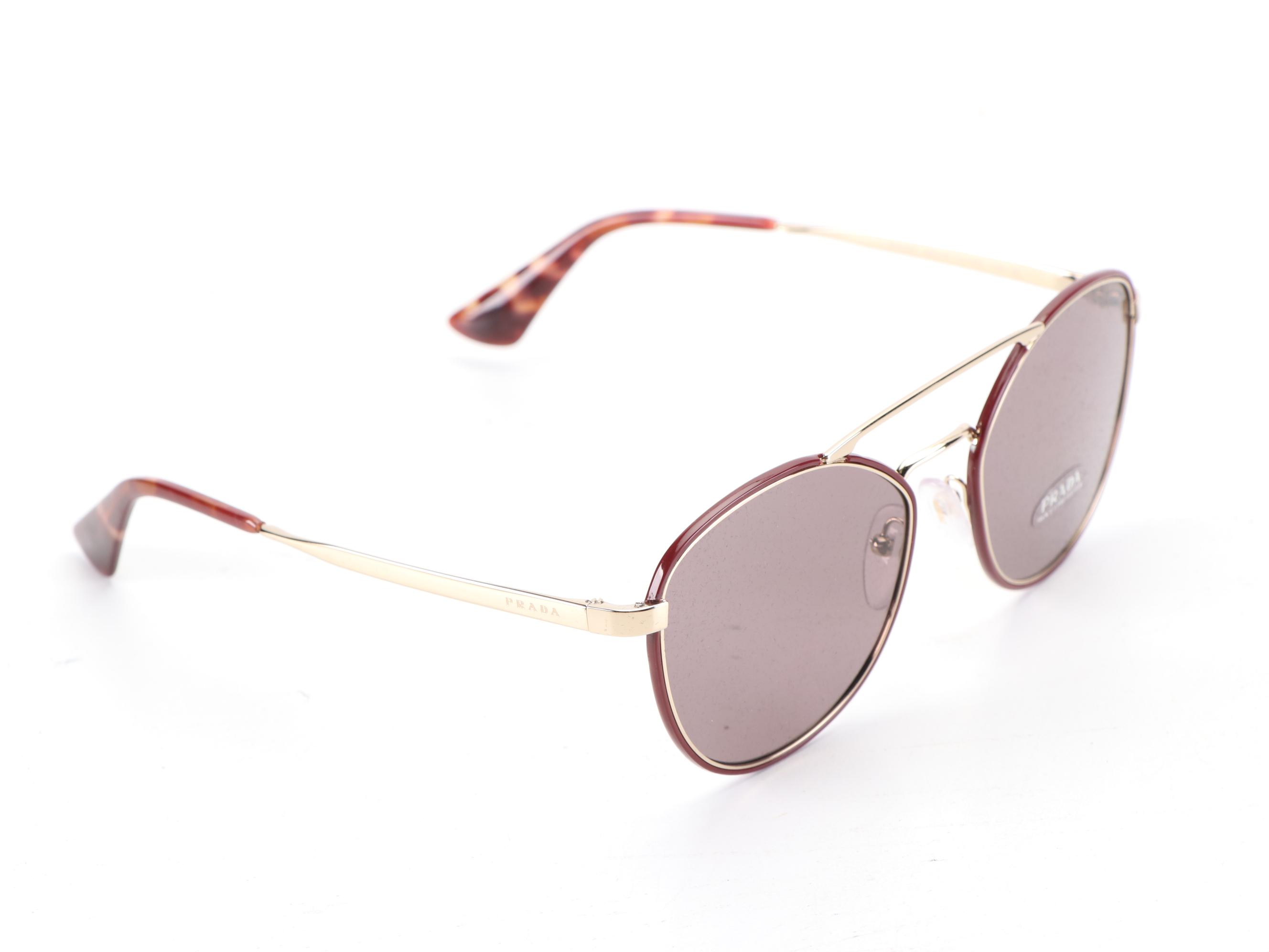 Prada SPR63T Aviator Sunglasses with Case and Box