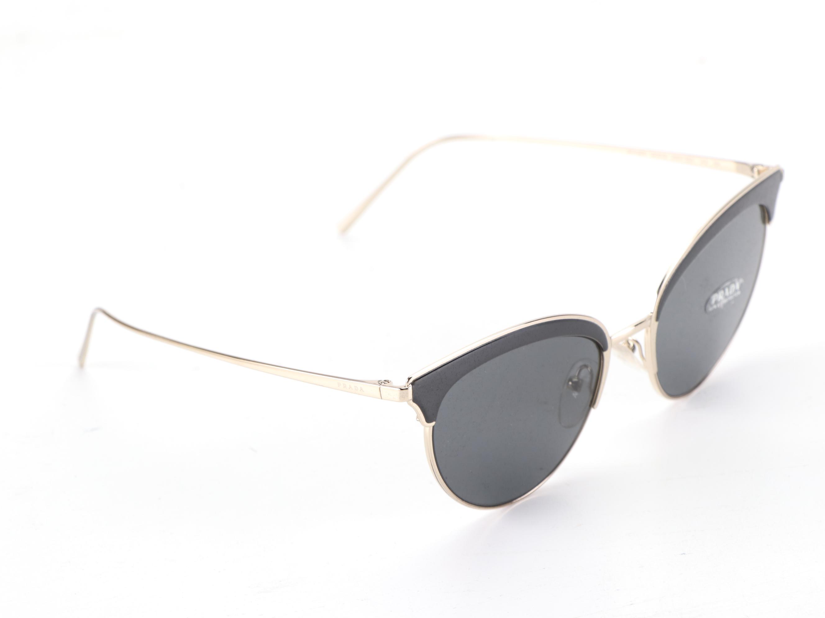 Prada SPR60V Modified Cat Eye Sunglasses with Case and Box