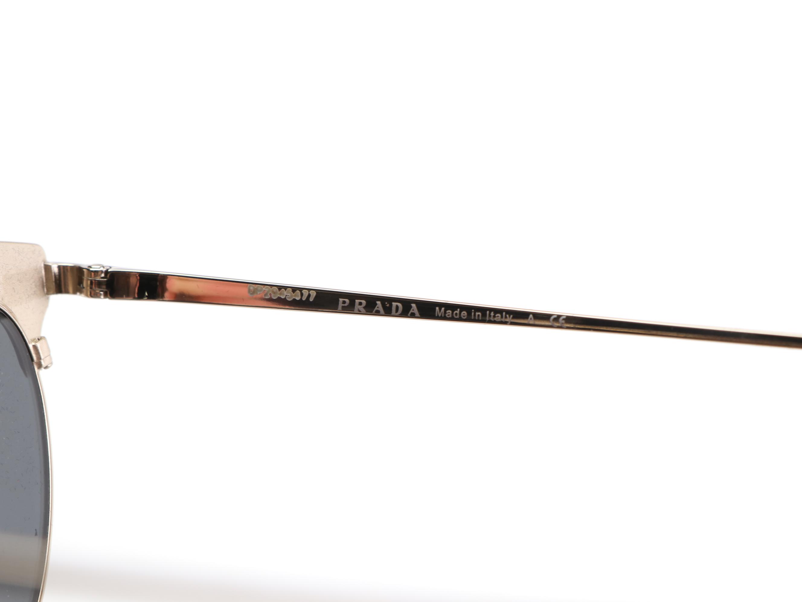 Prada SPR60V Modified Cat Eye Sunglasses with Case and Box