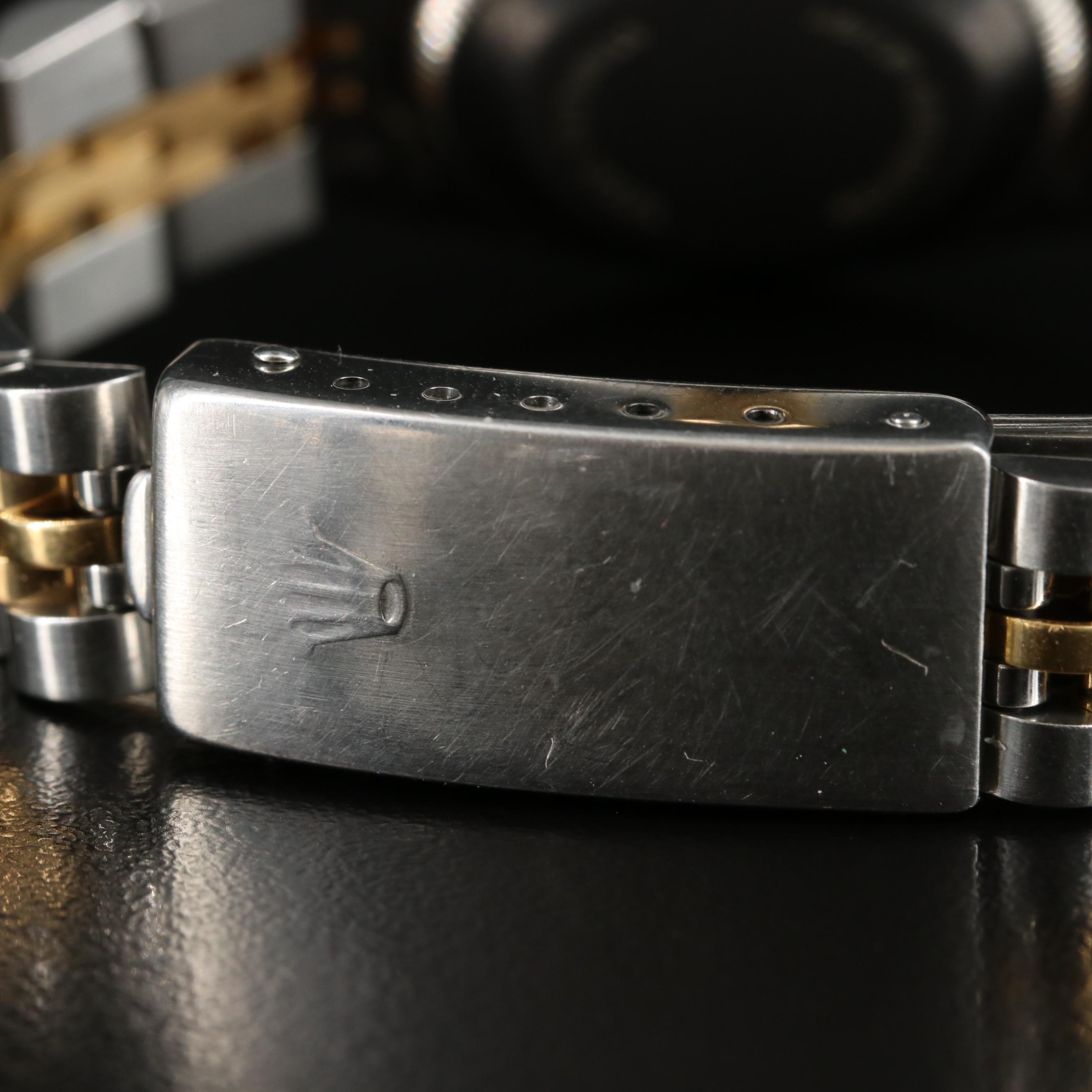 Rolex Custom Diamond Dial Oyster Perpetual Datejust Watch