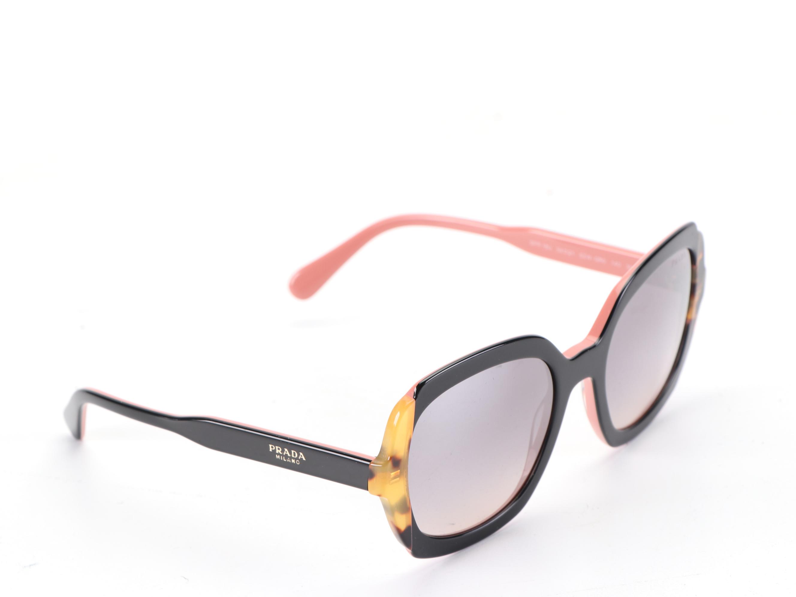 Prada SPR 16U Butterfly Sunglasses with Case and Box