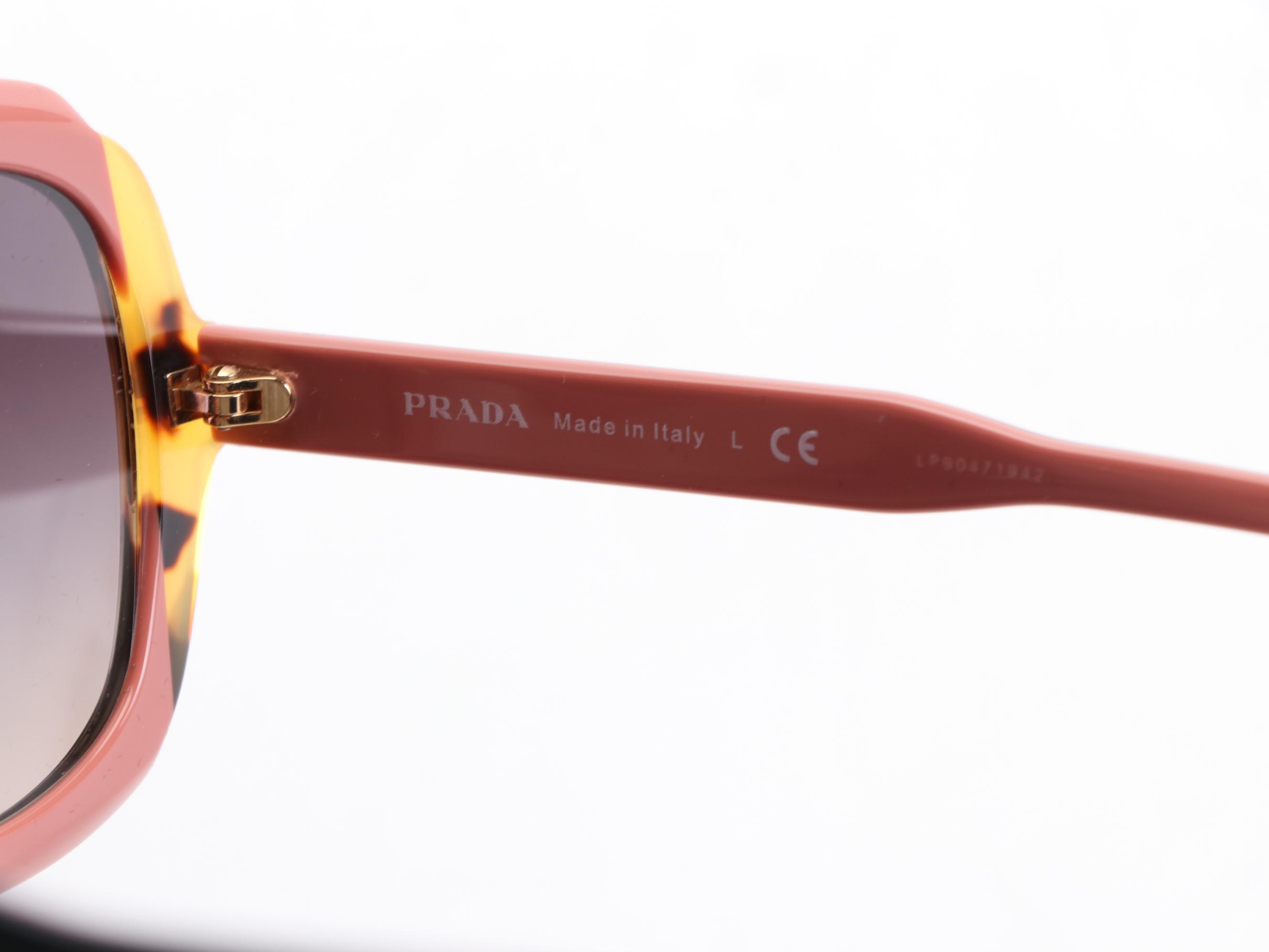 Prada SPR 16U Butterfly Sunglasses with Case and Box