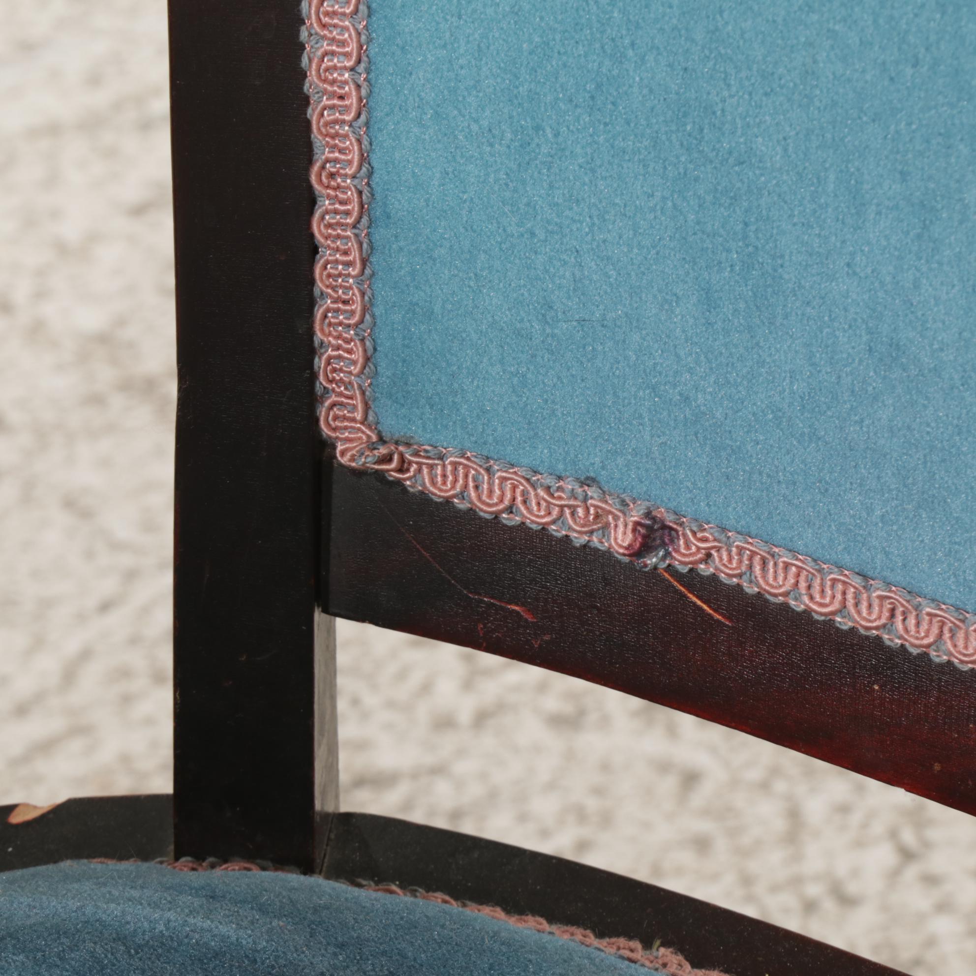 Empire Revival Mahogany-Stained Armchair, circa 1900