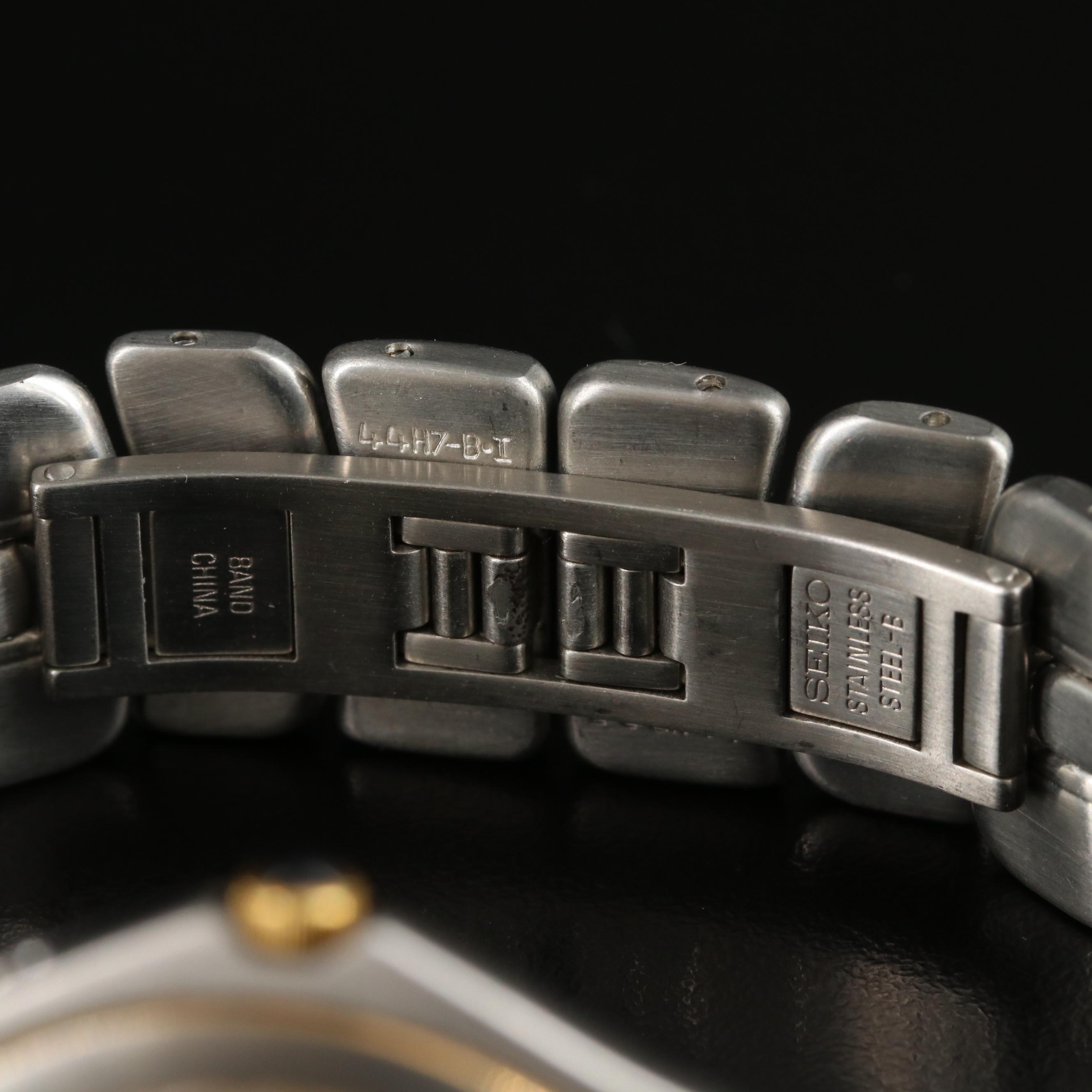 Seiko Kinetic Two-Tone Watch