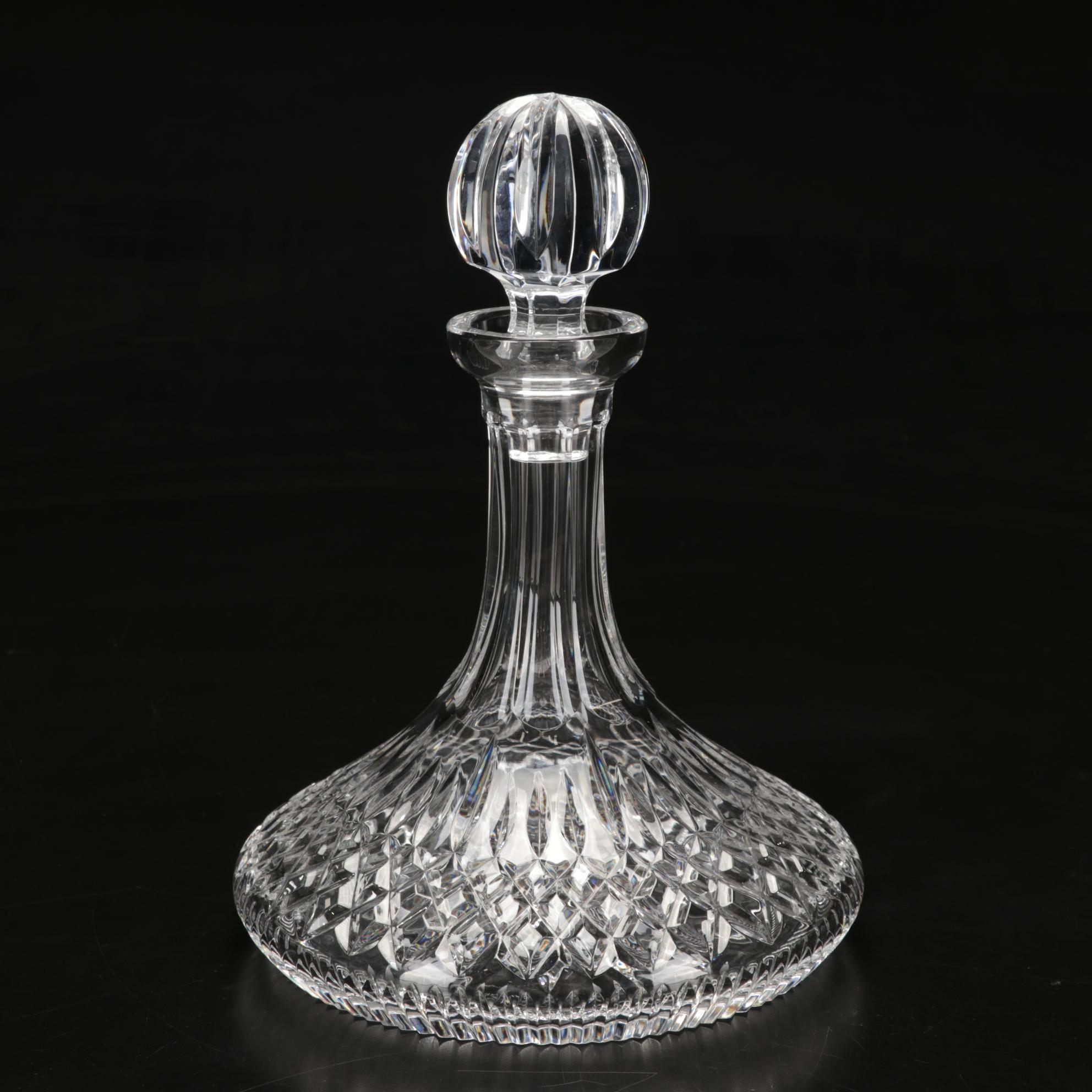 Waterford Crystal "Lismore" Ships Decanter