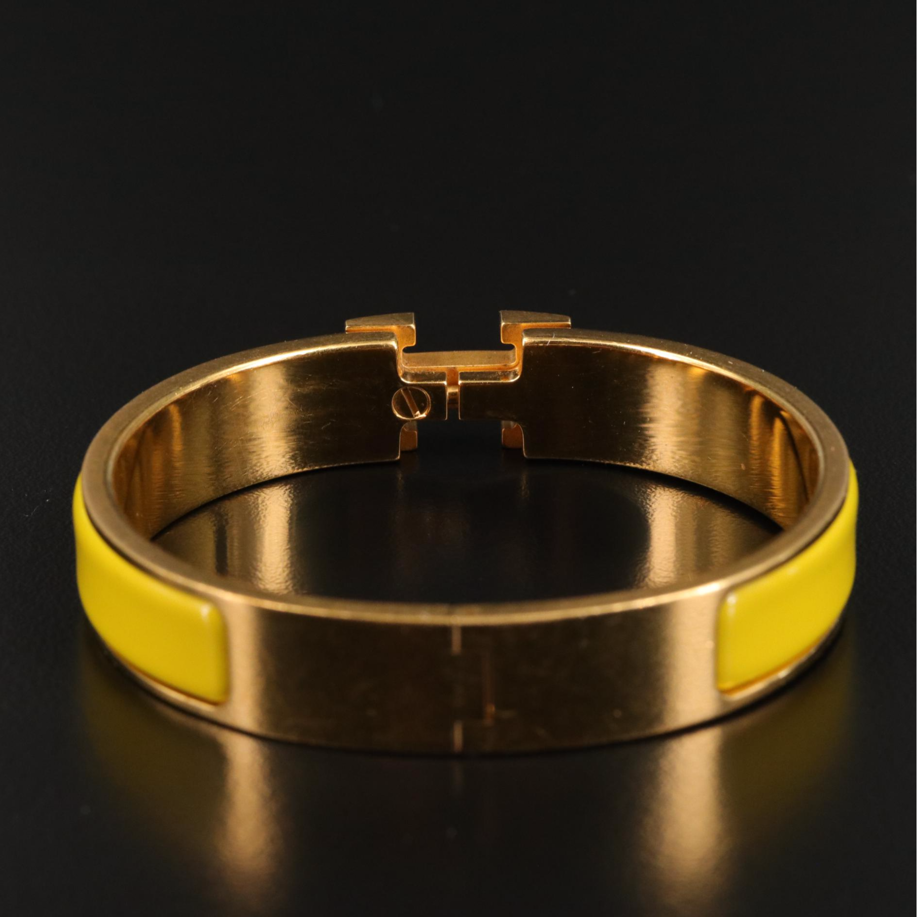 Hermès Clic Clac H Enamel Bracelet