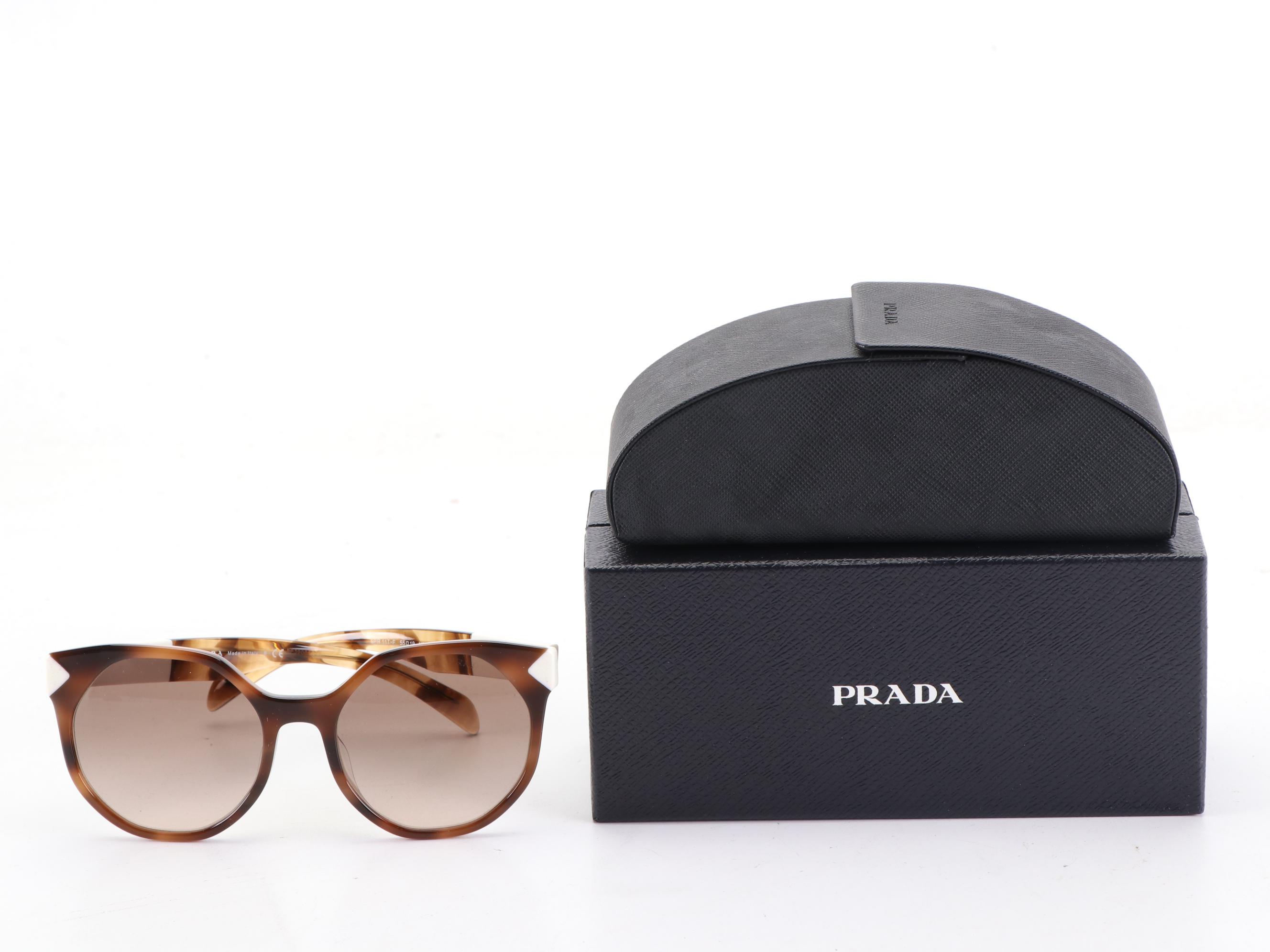 Prada SPR11T-F Sunglasses with Case and Box