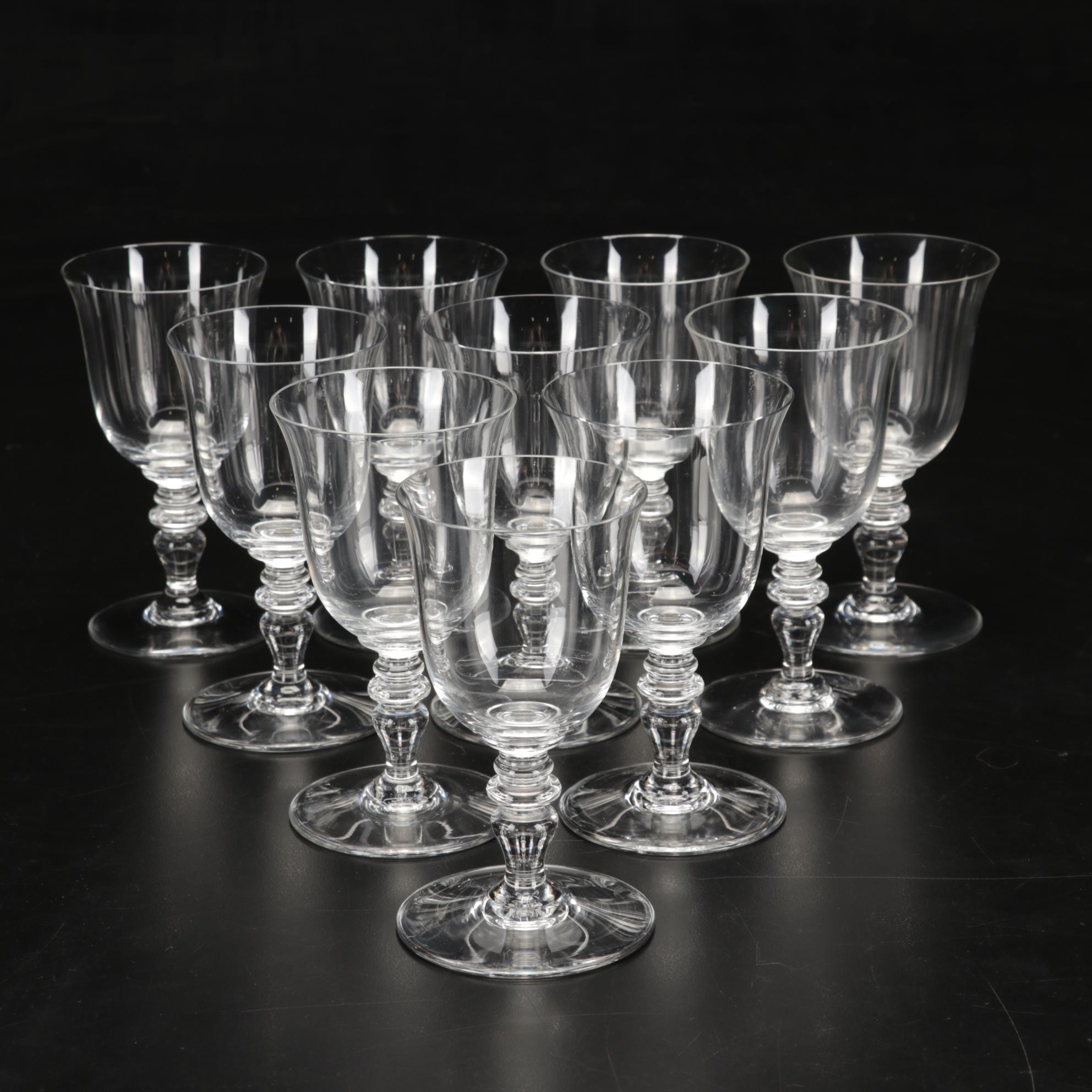 Baccarat "Provence" Crystal Port Wines and Sherry Glasses, 19481995 EBTH