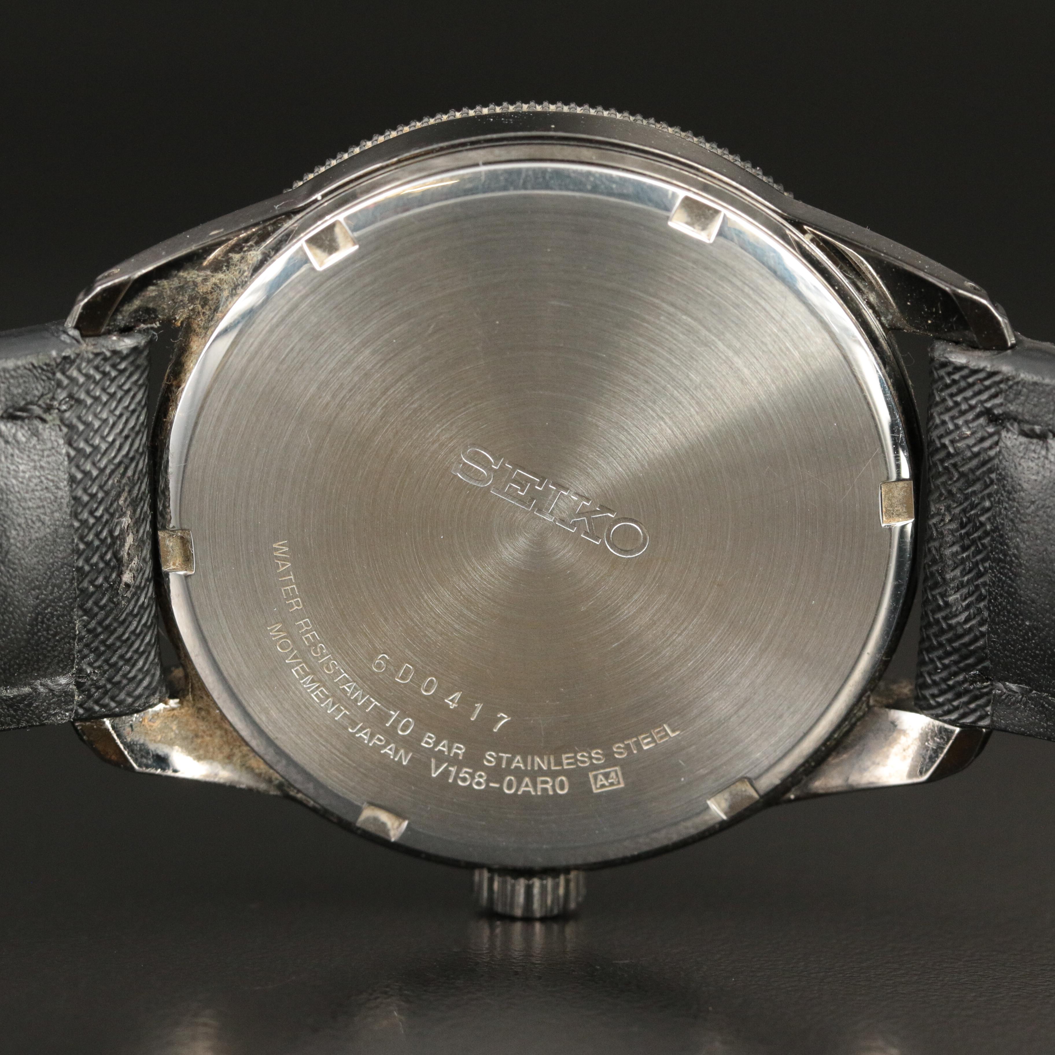 Seiko Solar 100M Day-Date Field Watch