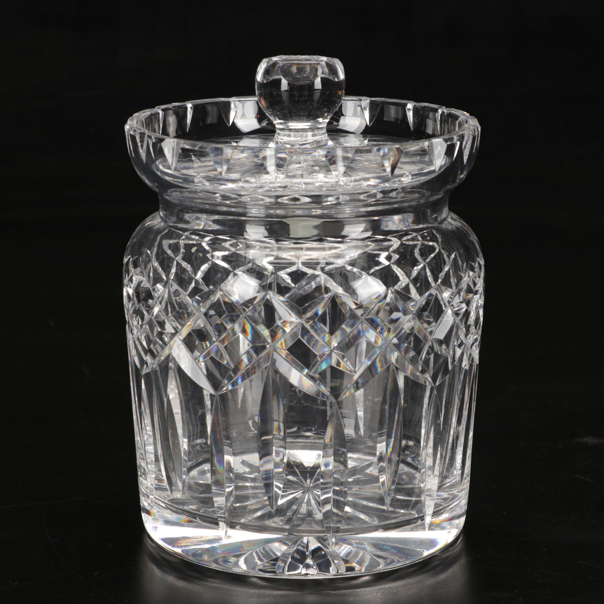 Waterford Crystal "Lismore" Biscuit Barrel