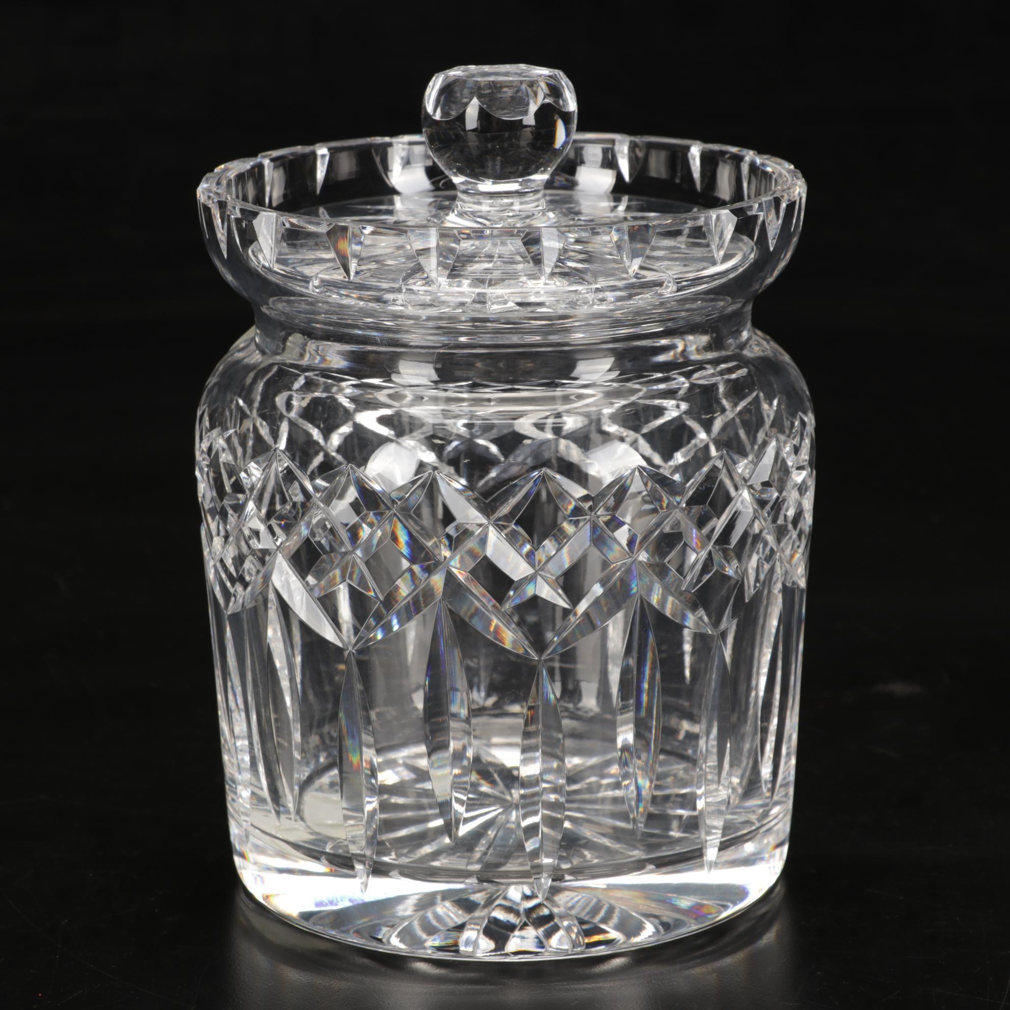 Waterford Crystal "Lismore" Biscuit Barrel