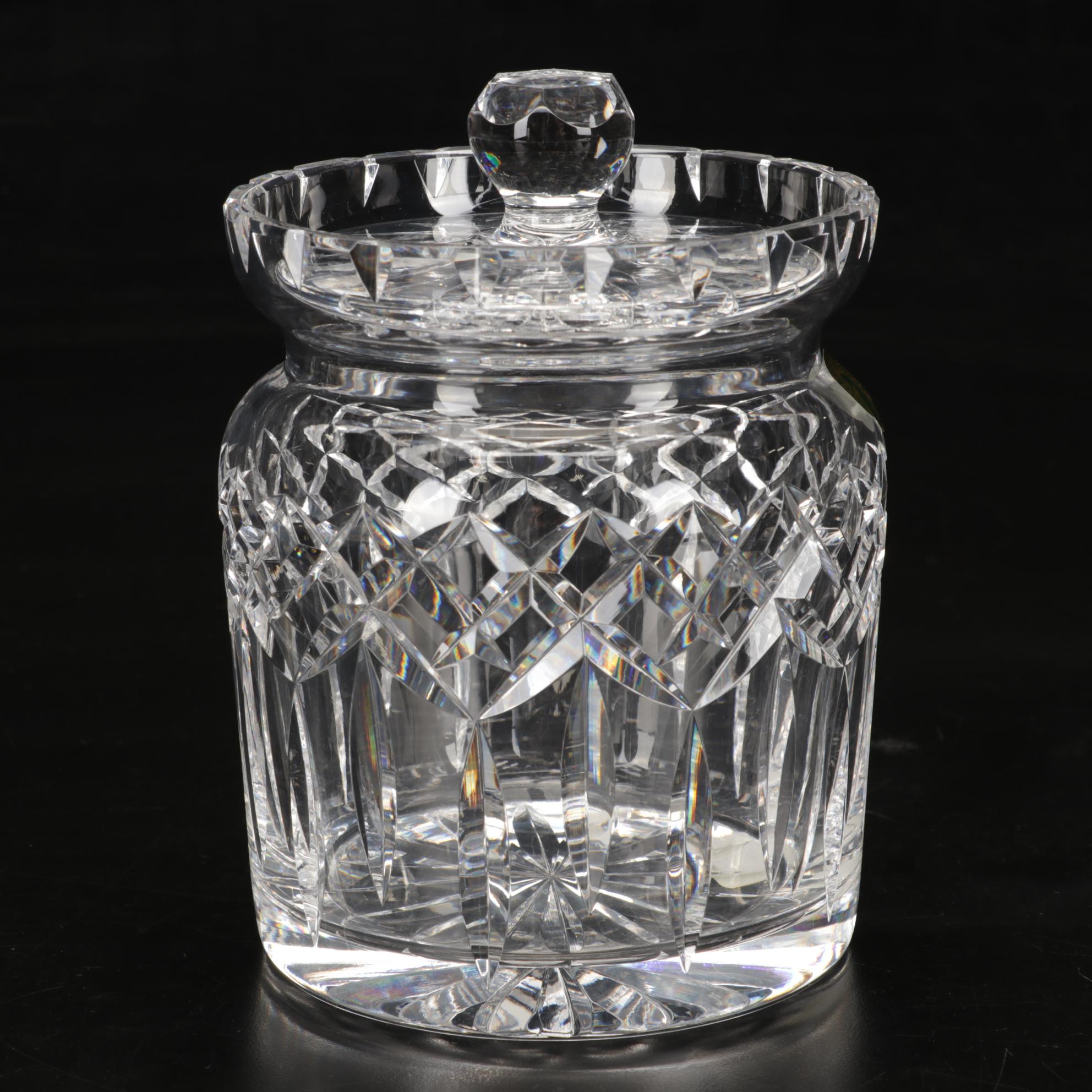 Waterford Crystal "Lismore" Biscuit Barrel