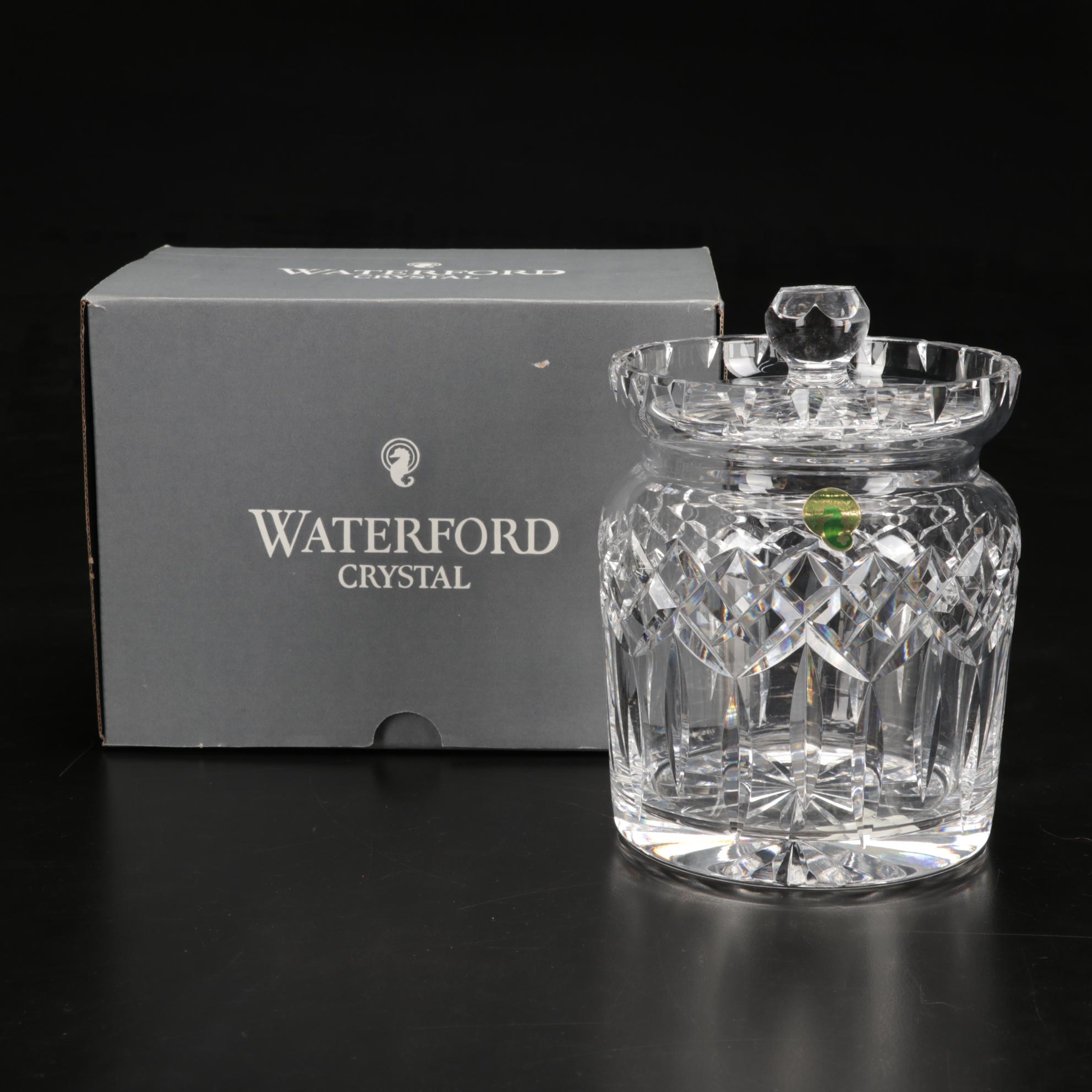 Waterford Crystal "Lismore" Biscuit Barrel