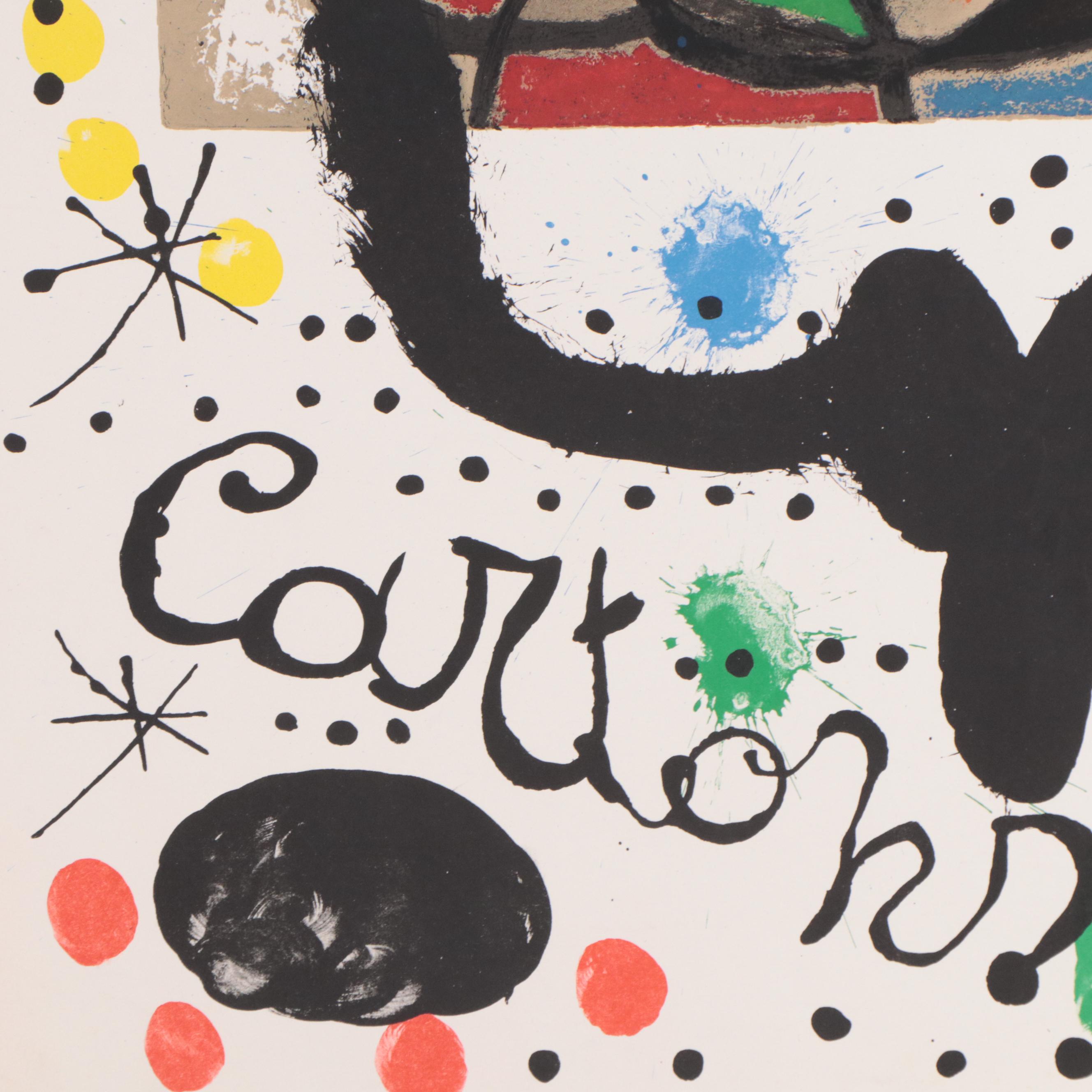 Galerie Maeght Joan Miró Lithographic Exhibition Posters, Circa 1965