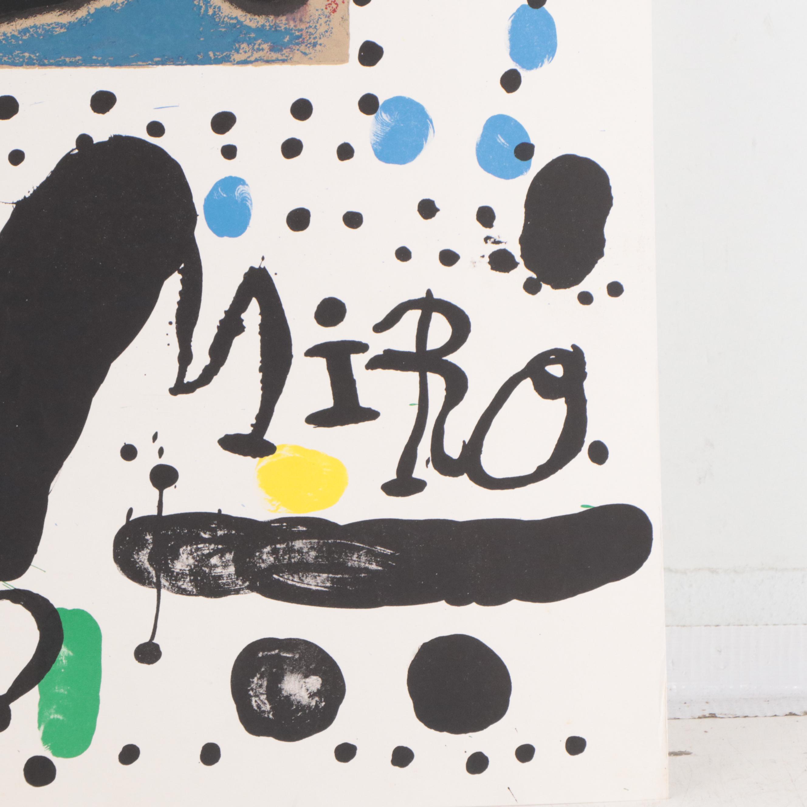 Galerie Maeght Joan Miró Lithographic Exhibition Posters, Circa 1965