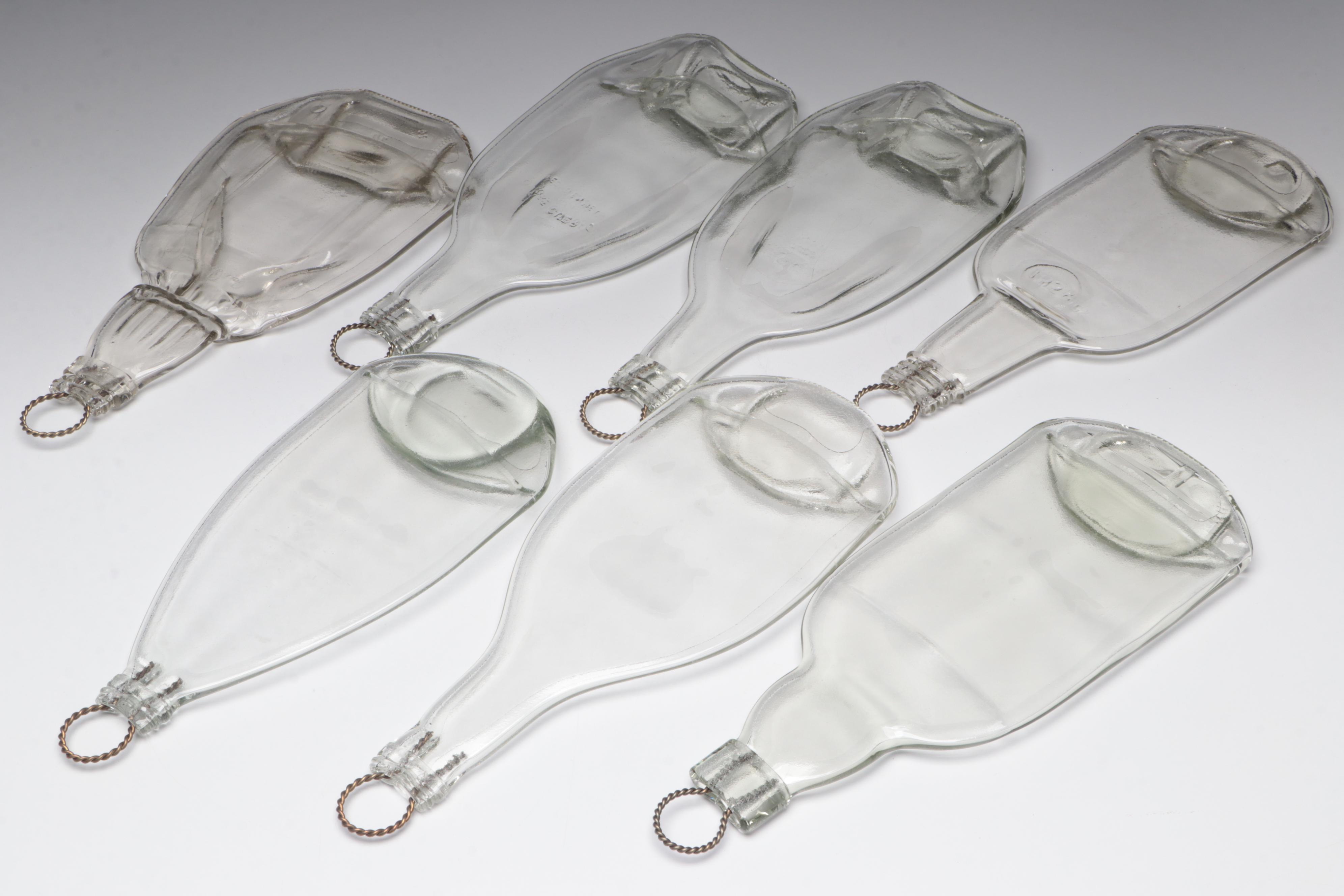 Pressed Glass Bottle Decorative Wall Hangings