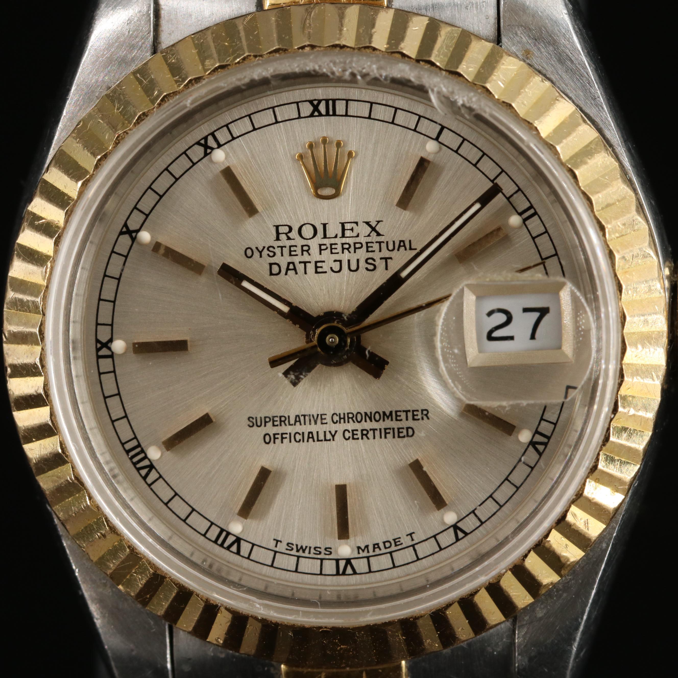 1989 Rolex Oyster Perpetual Datejust Watch