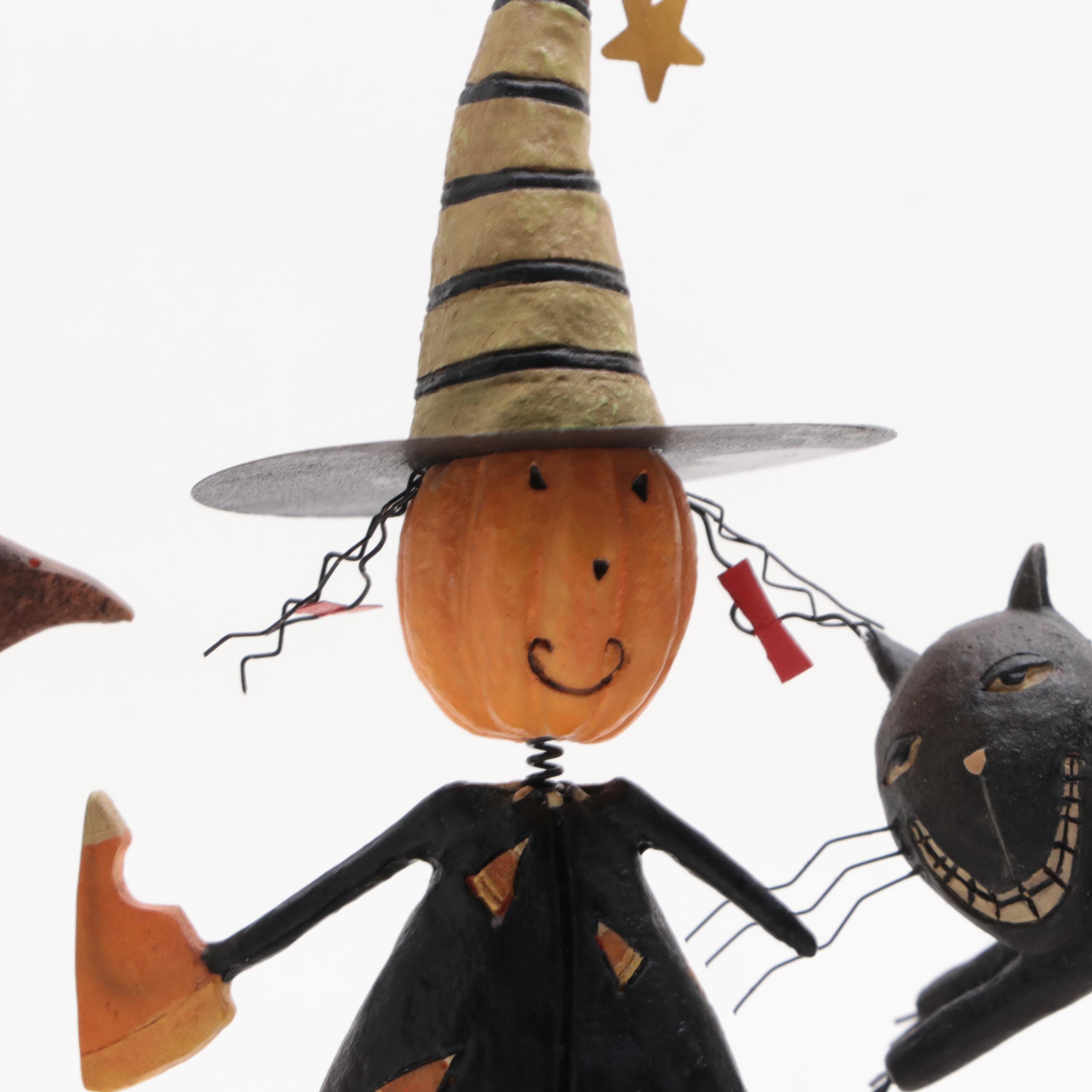 Dan DiPaolo for Lang "Batty Girl", Other August Moon Halloween Bobble Figurines