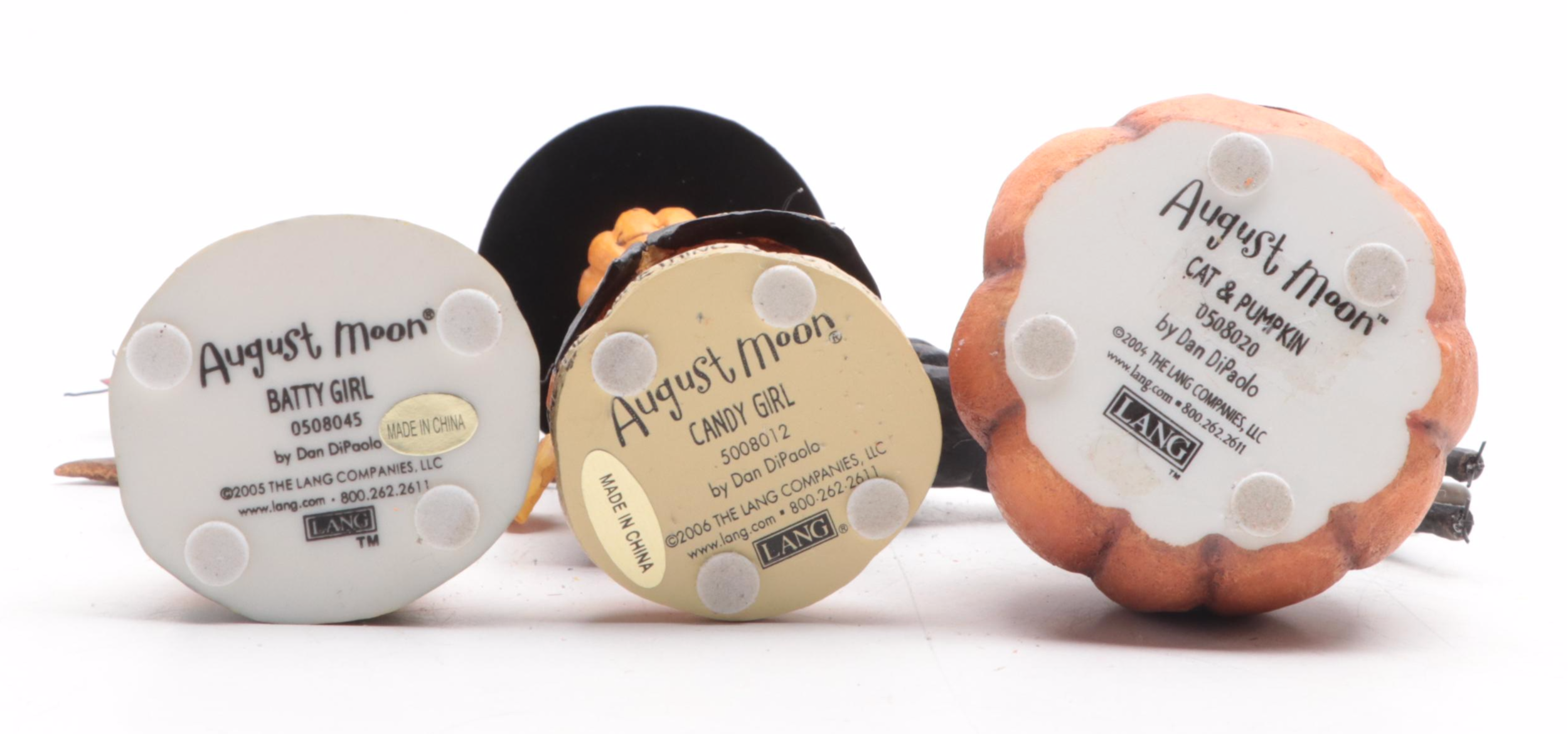 Dan DiPaolo for Lang "Batty Girl", Other August Moon Halloween Bobble Figurines