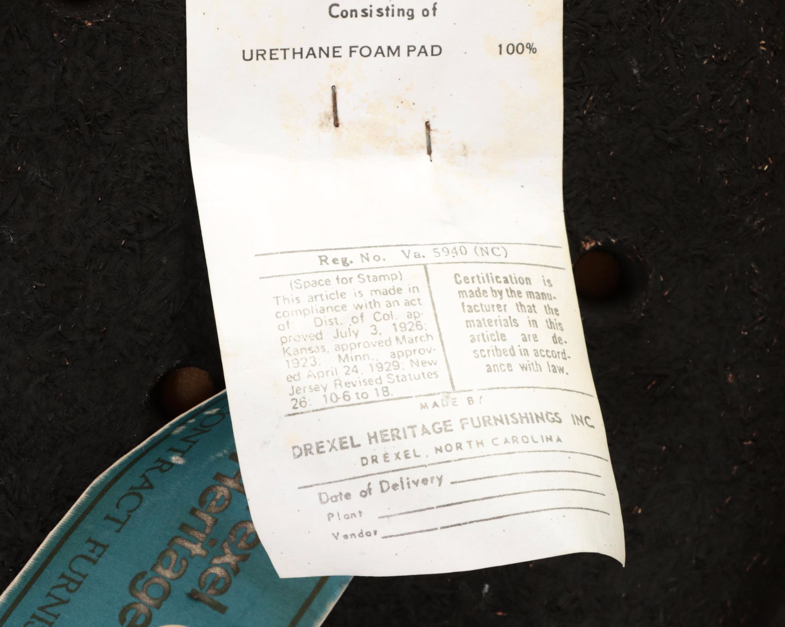 Drexel-Heritage Regency Style Ebonized and Giltwood Armchairs