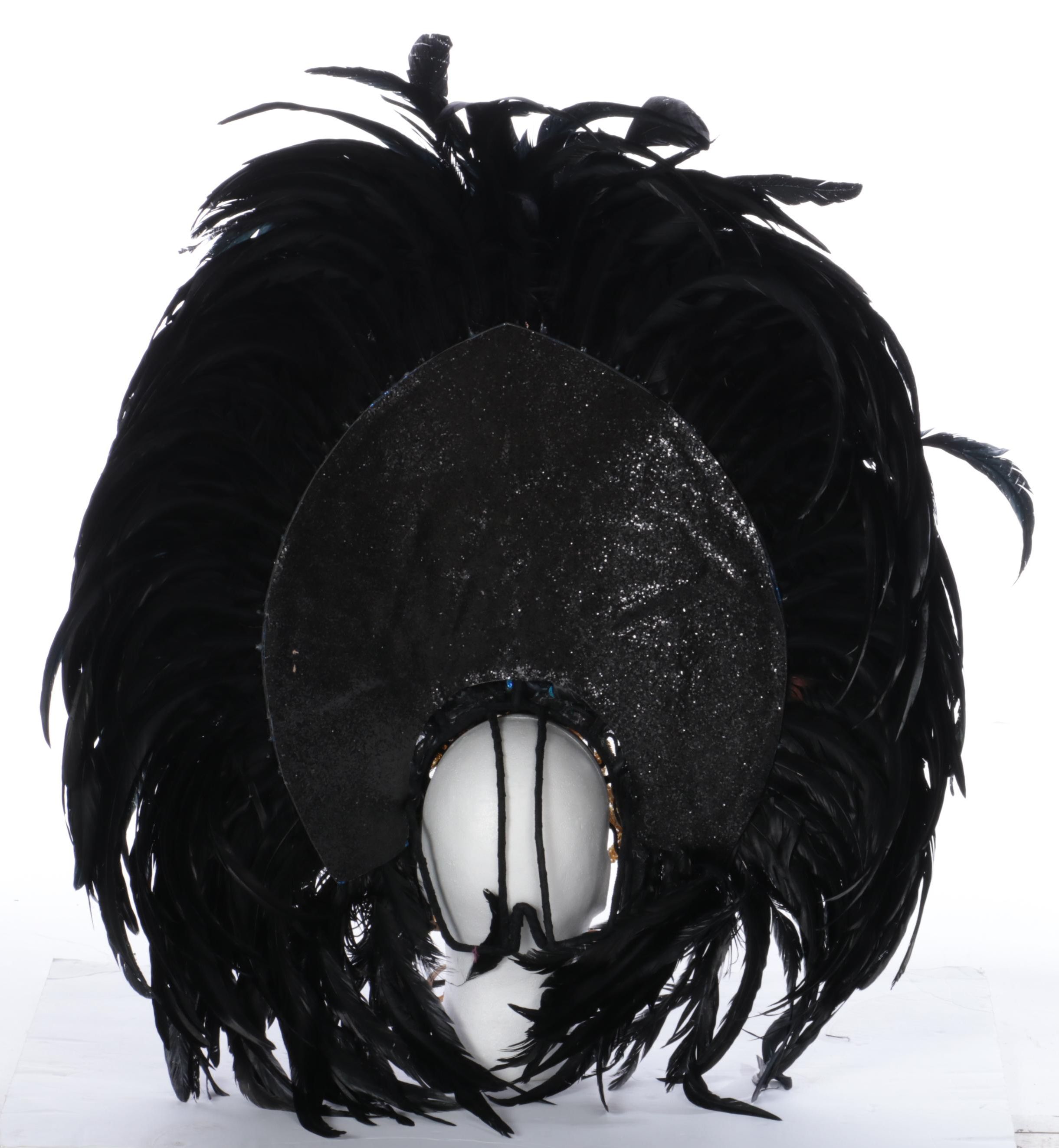 Handmade Brazilian Style Carnival Feathered Headdress