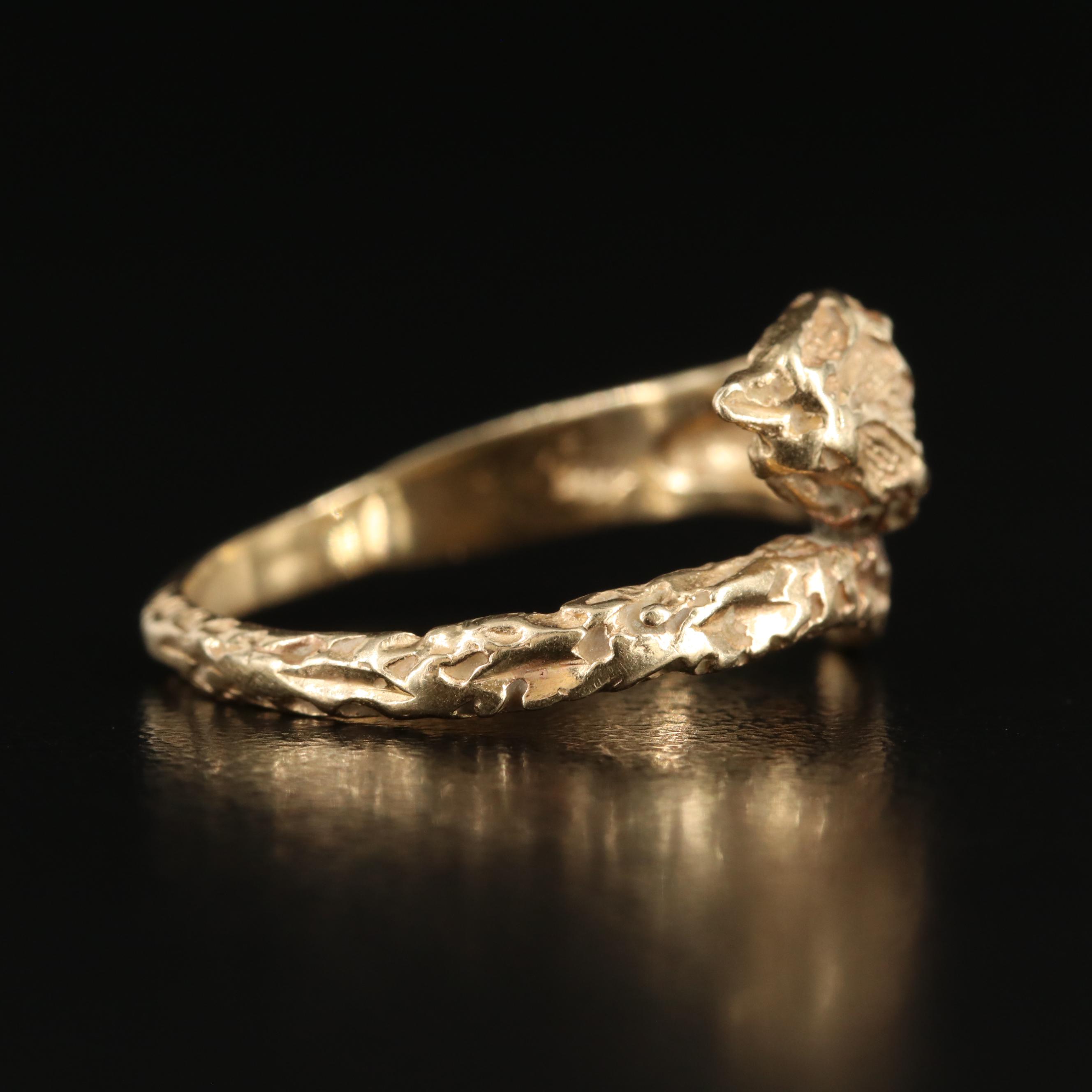 14K Snake Wrap Ring