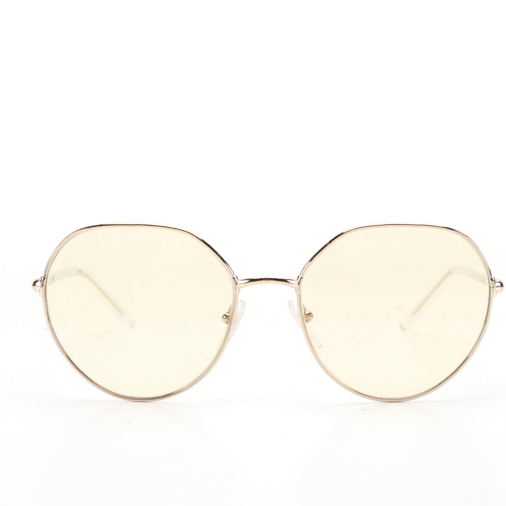 Prada SPR65X Round Sunglasses with Case and Box