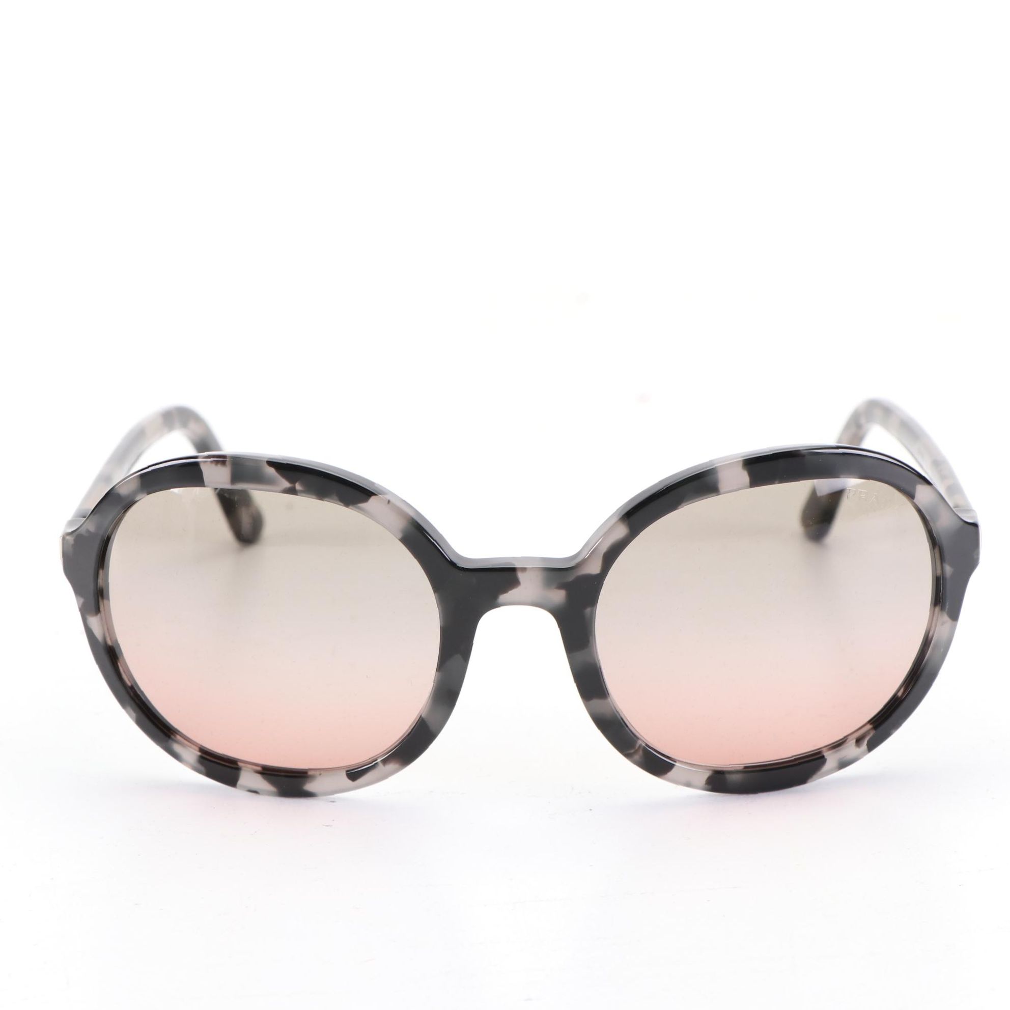 Prada SPR09V Round Sunglasses with Case and Box