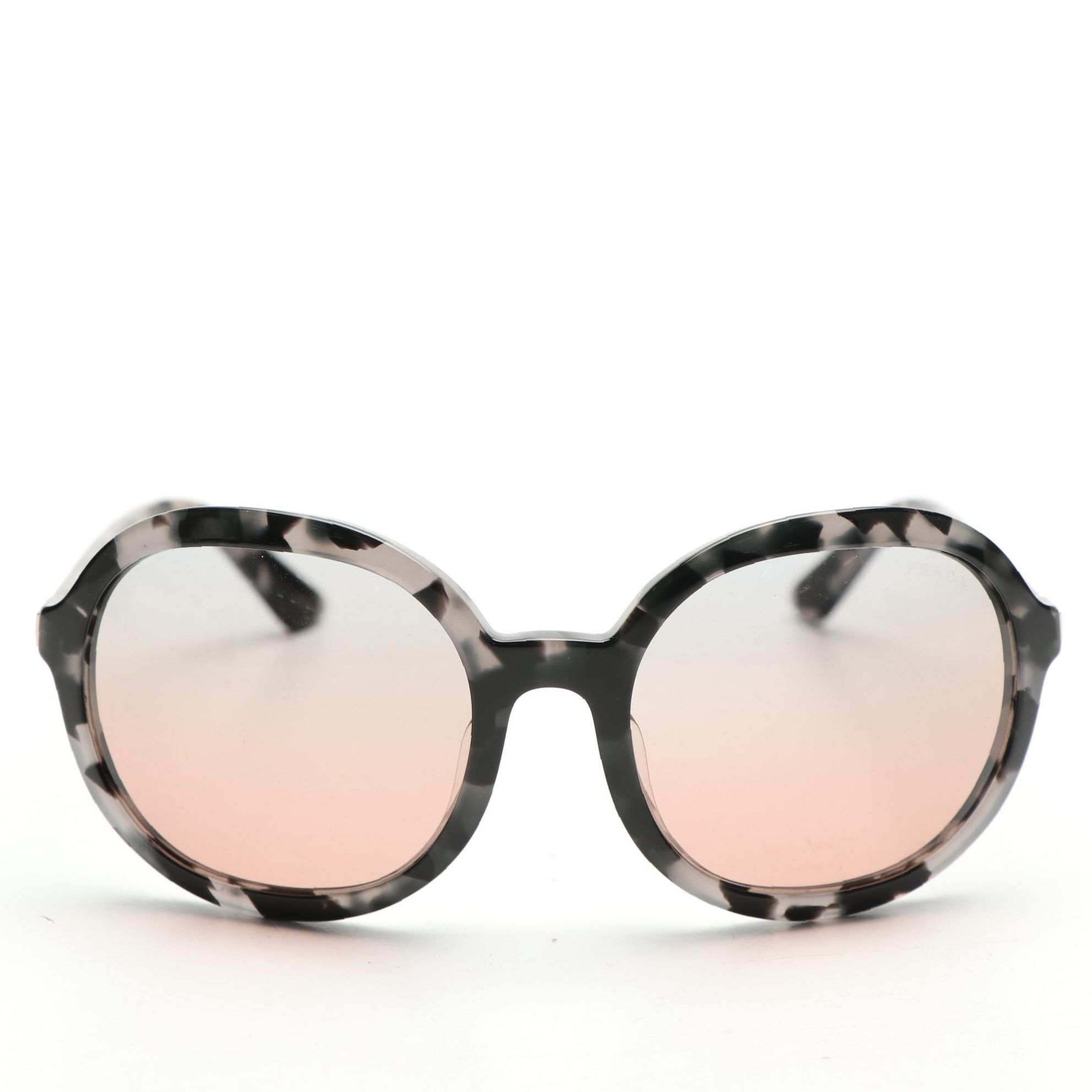 Prada SPR09V-F Round Sunglasses with Case and Box