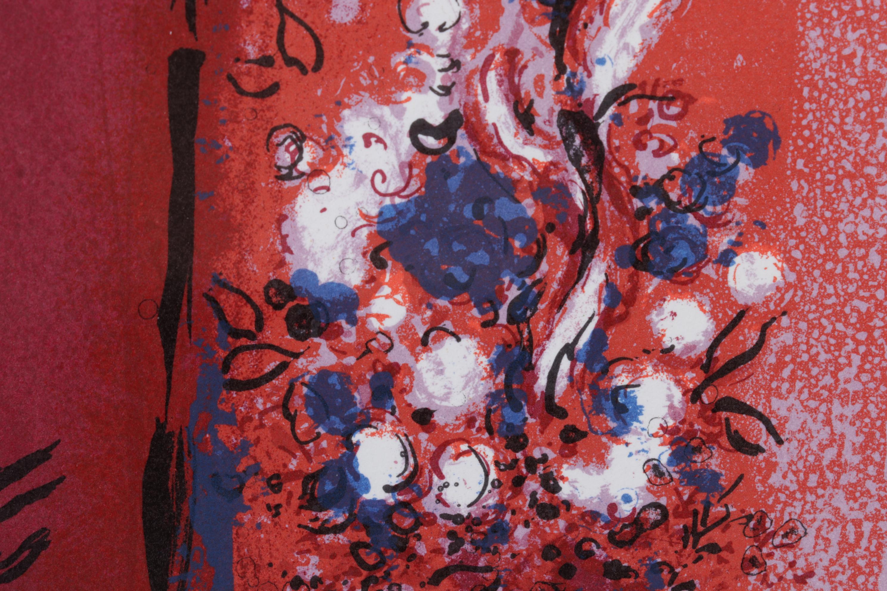 Marc Chagall Color Lithograph From "The Lithographs of Chagall," 1963