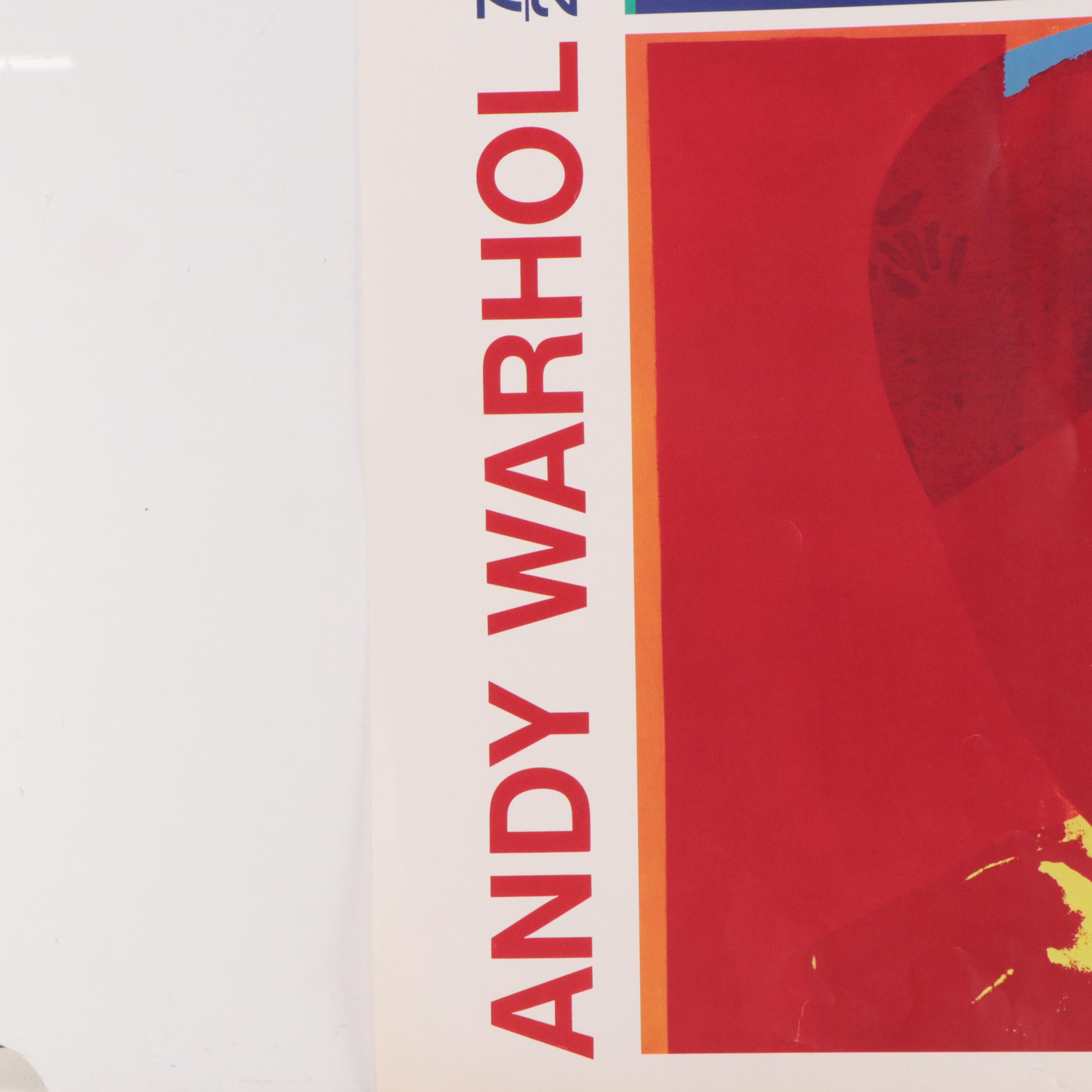 Andy Warhol Offset Lithograph Exhibition Poster for the Louisiana Museum, 1978