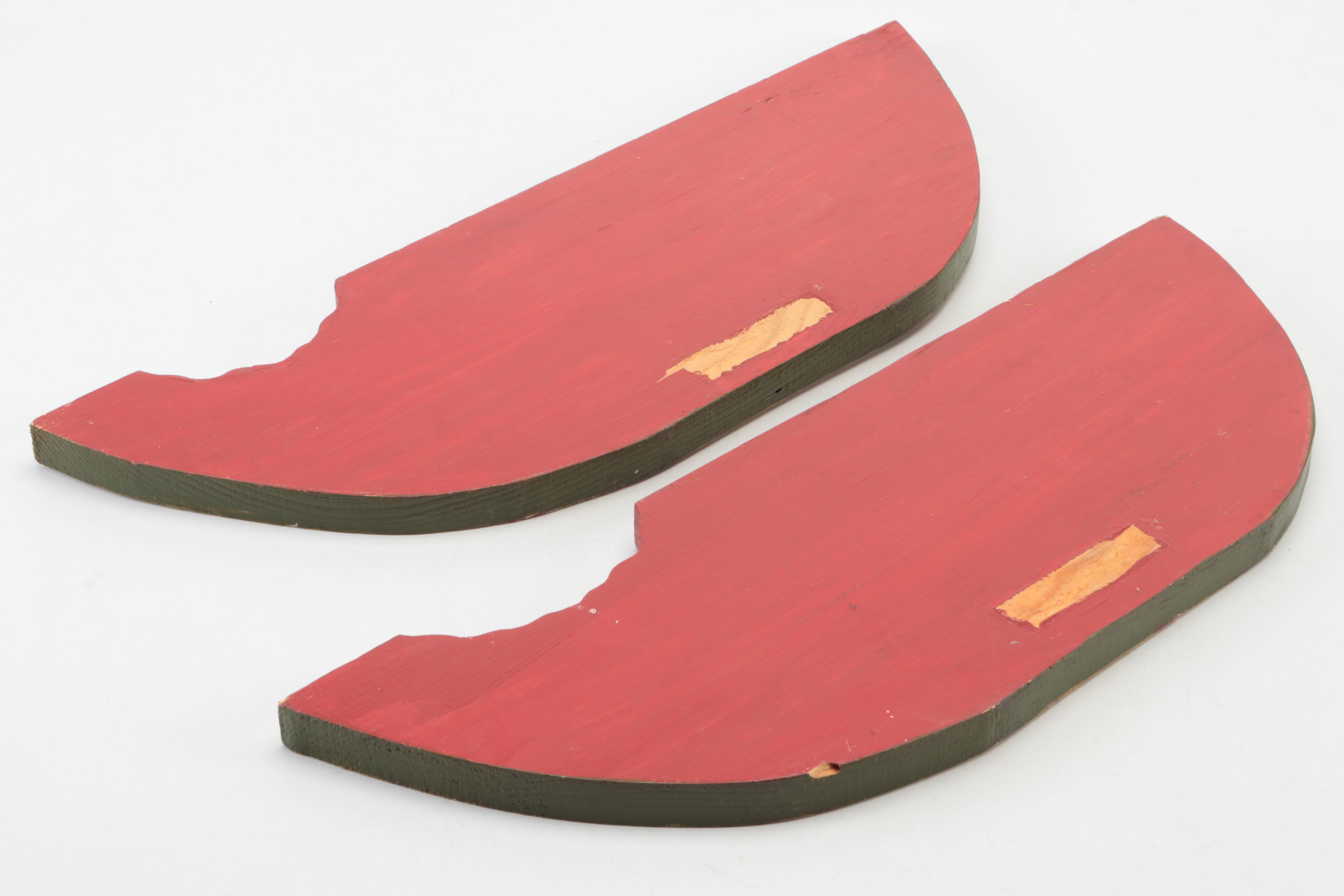 Tomato Shaped Pitcher with Other Ceramic Dish and Watermelon Wall Decor