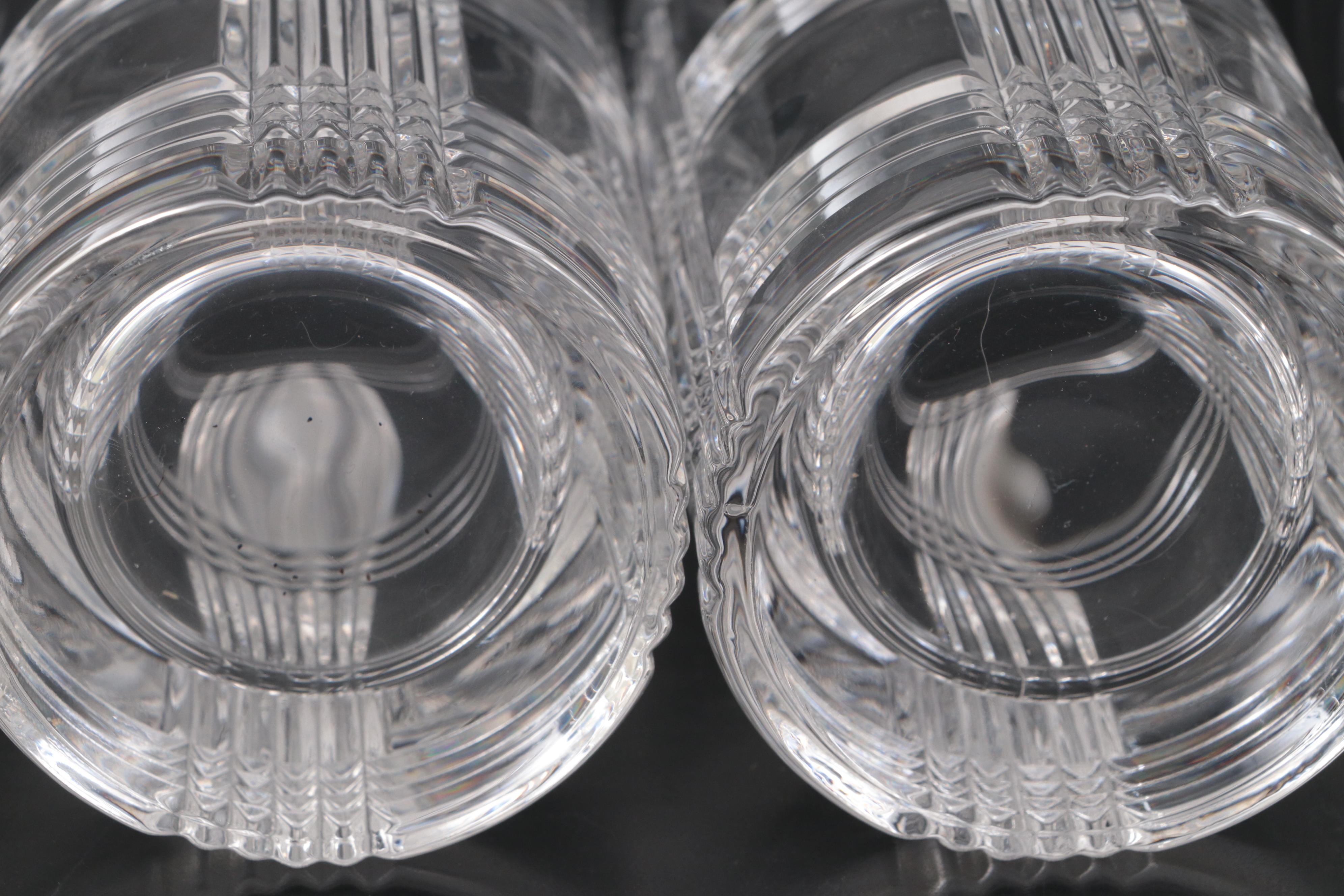 Ralph Lauren "Glen Plaid" Crystal Highball Glasses