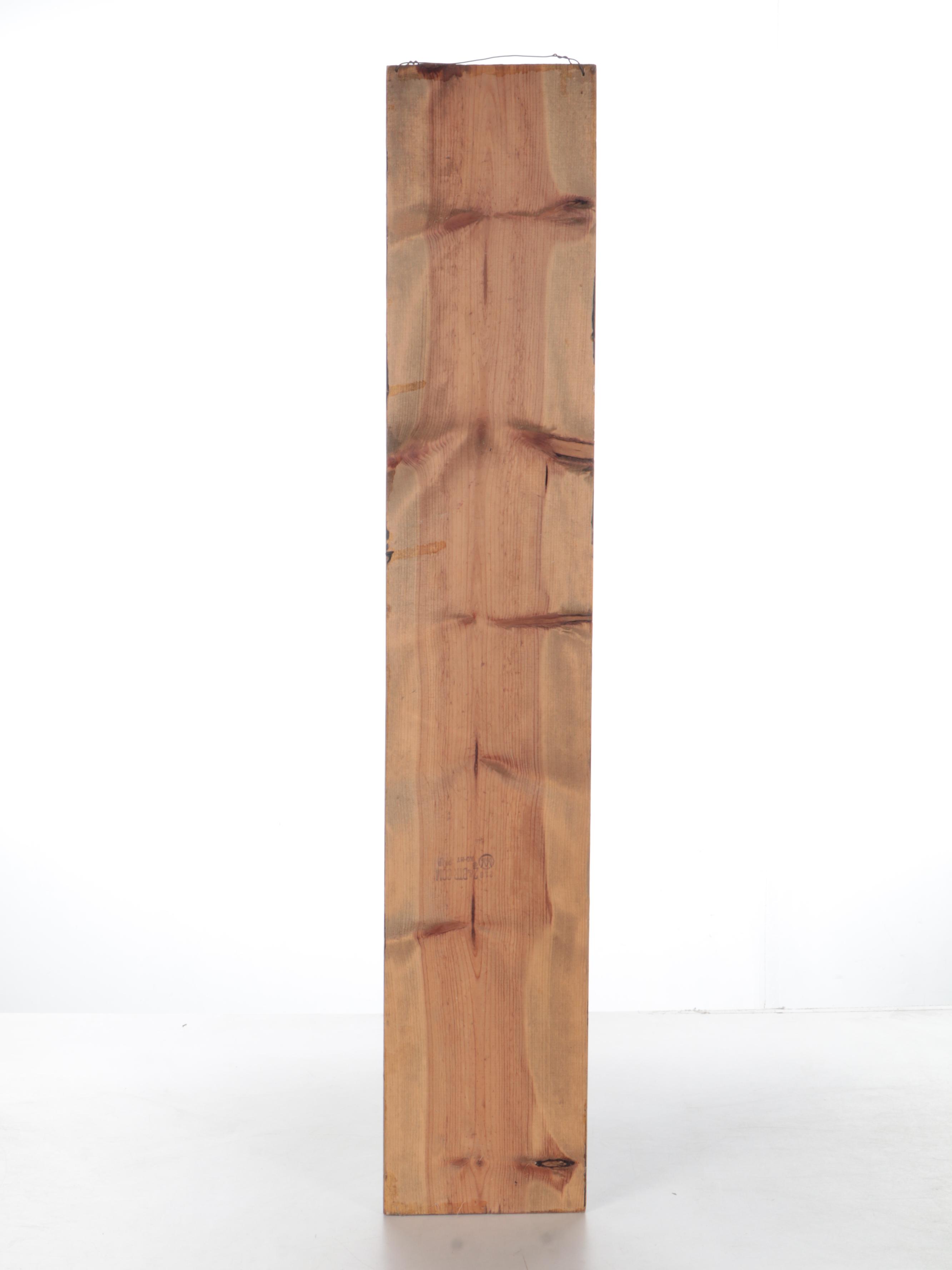 Painted Wood "Derby" Sign