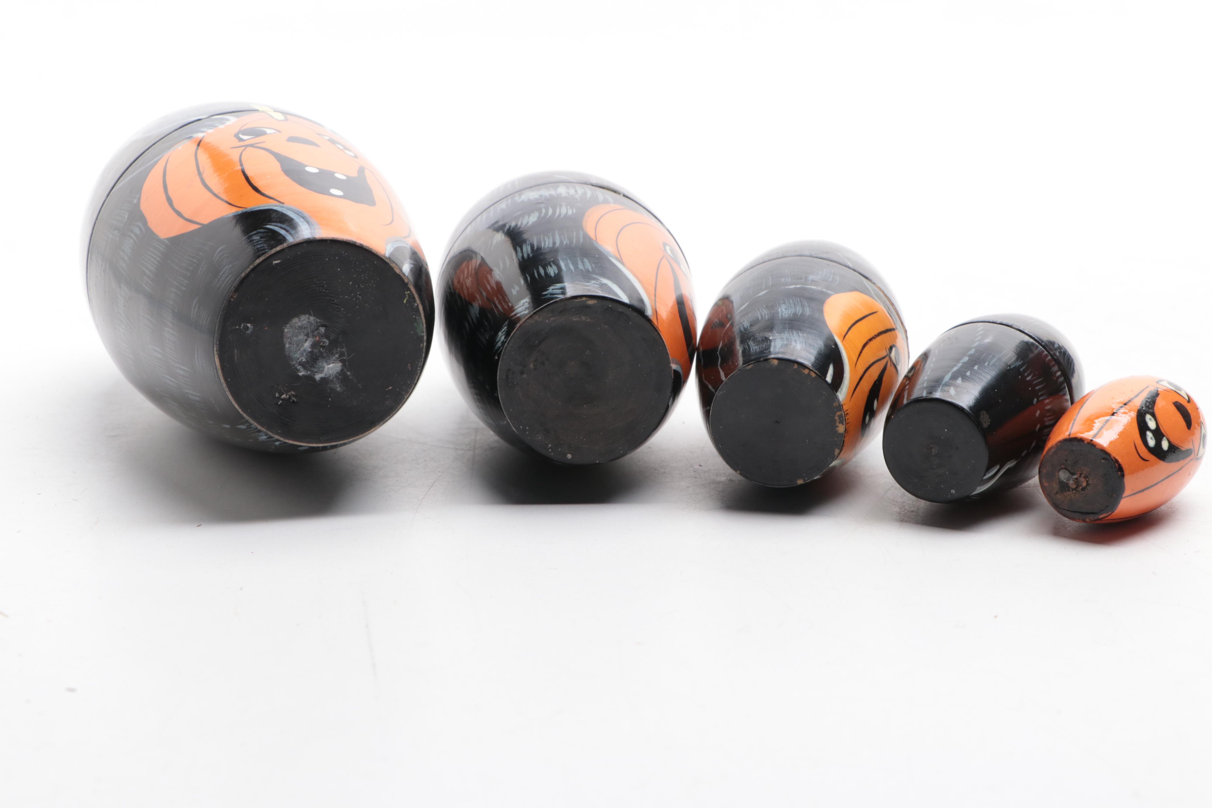 Maria Pfropper Folk Art "The Cat" Print with Other Decor