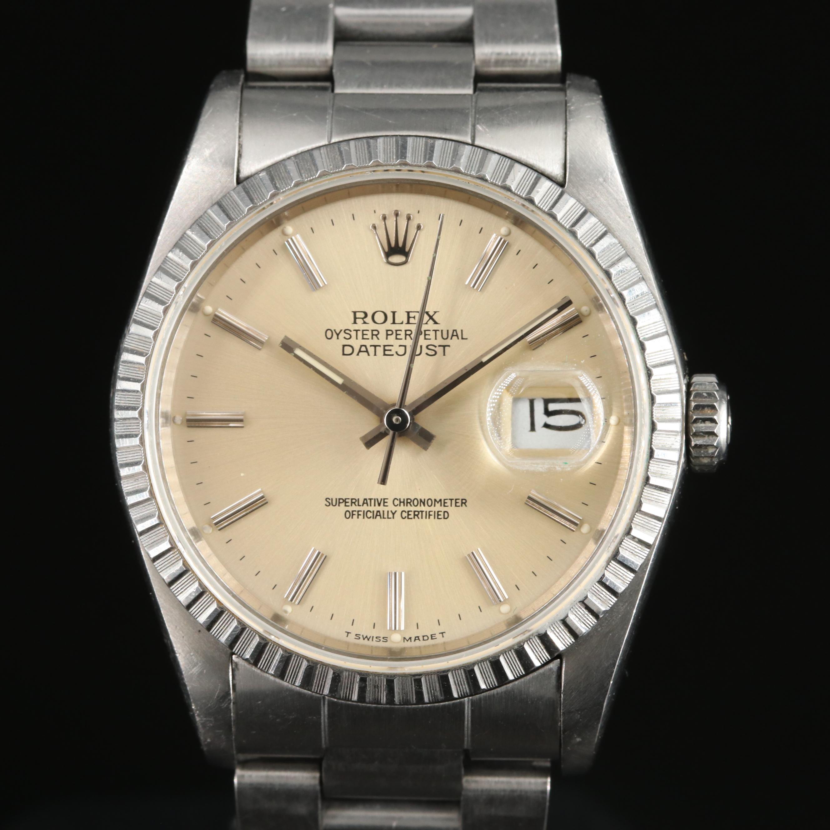 1988 Rolex Oyster Perpetual Datejust Watch