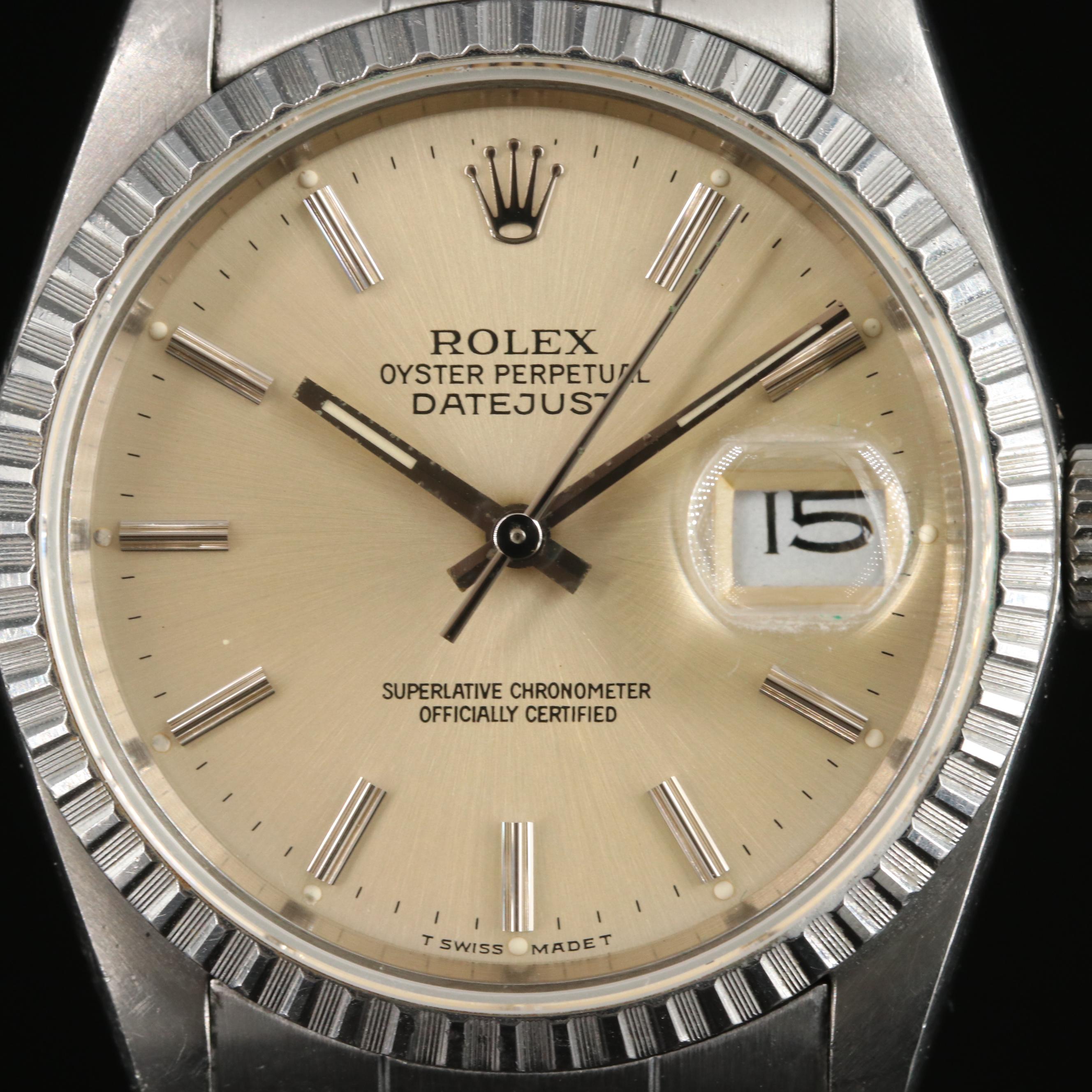1988 Rolex Oyster Perpetual Datejust Watch